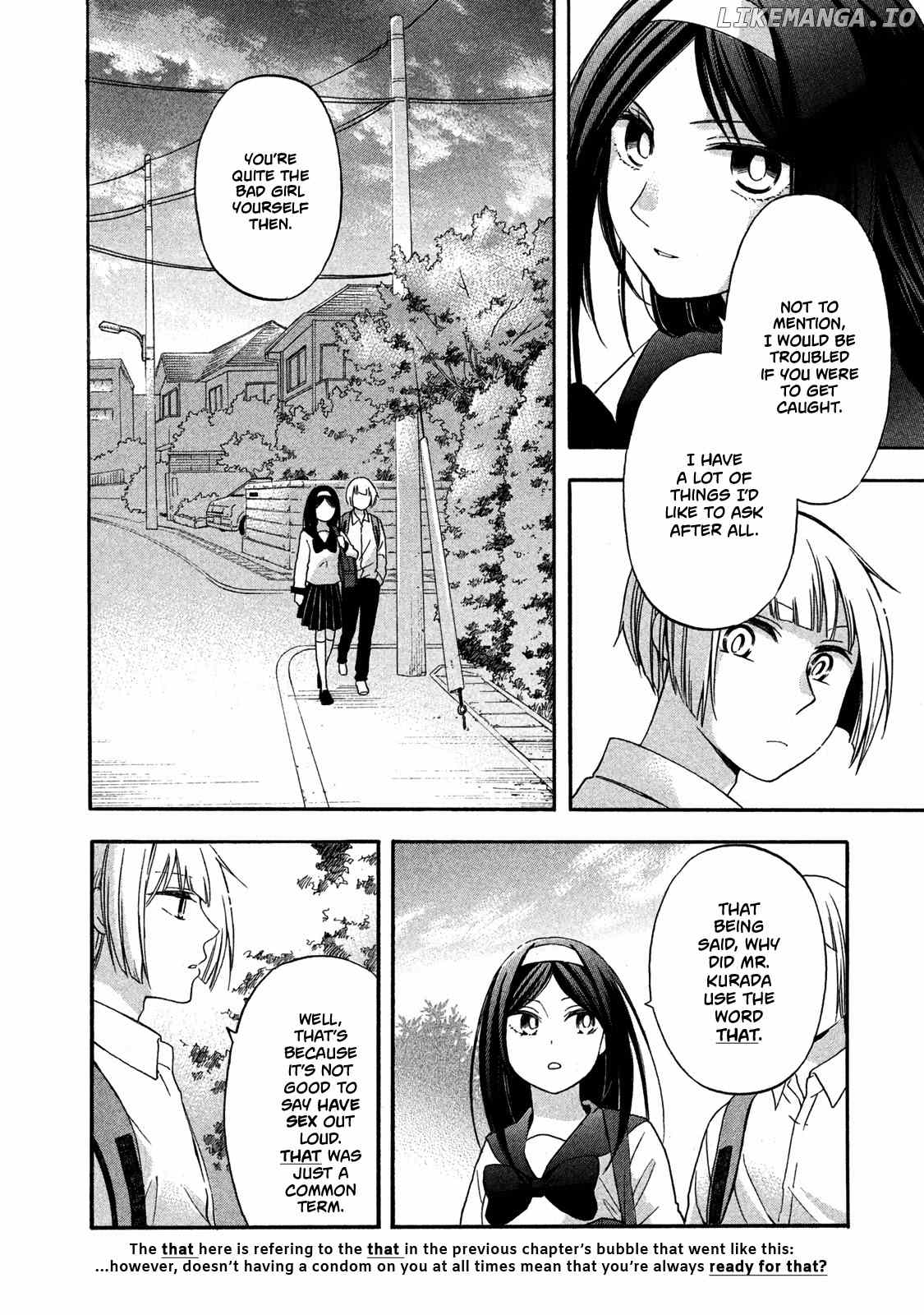 Hanazono And Kazoe's Bizzare After School Rendezvous chapter 8 - page 4