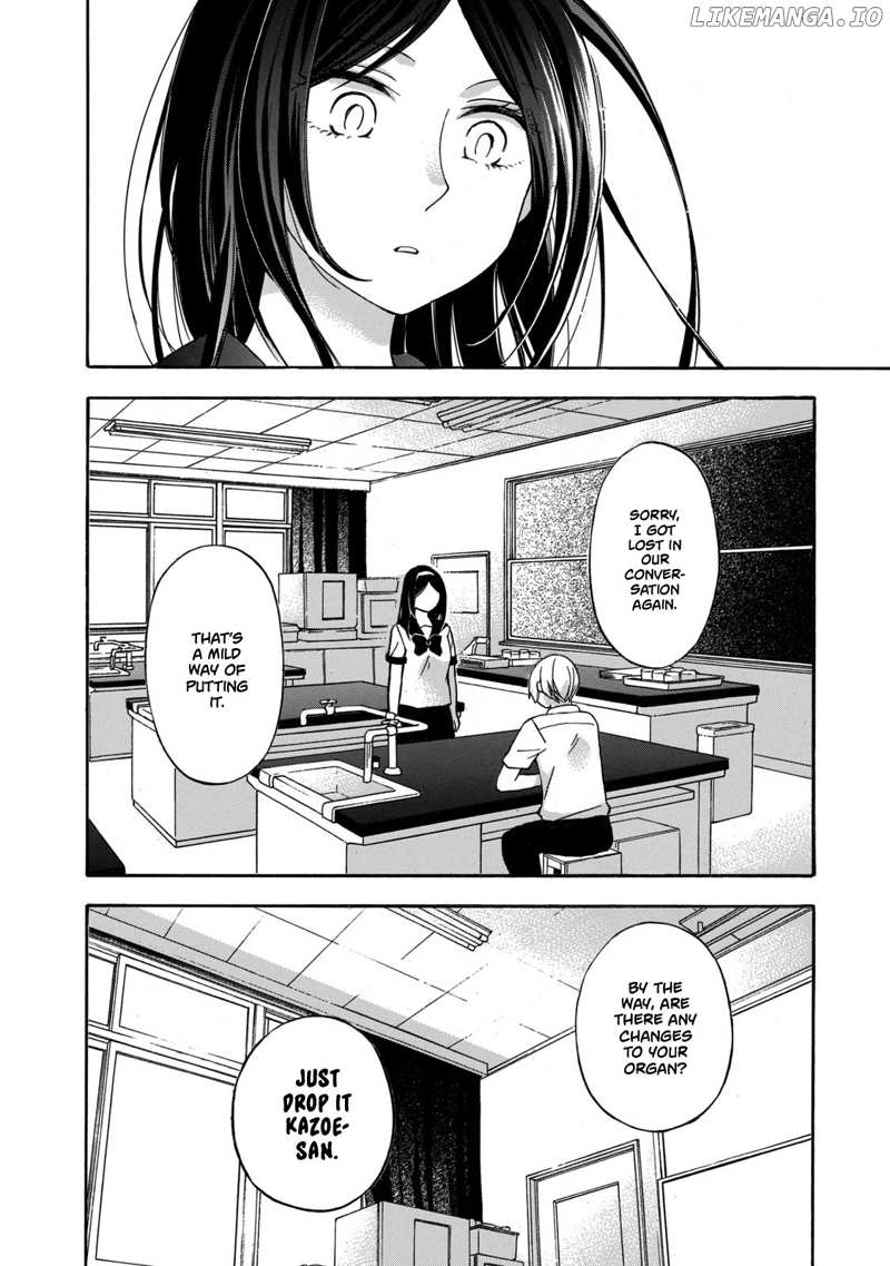 Hanazono And Kazoe's Bizzare After School Rendezvous chapter 10 - page 14