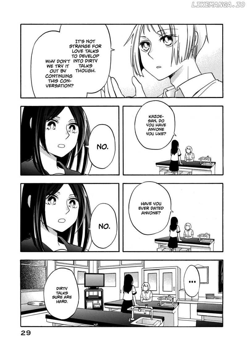 Hanazono And Kazoe's Bizzare After School Rendezvous chapter 10 - page 9