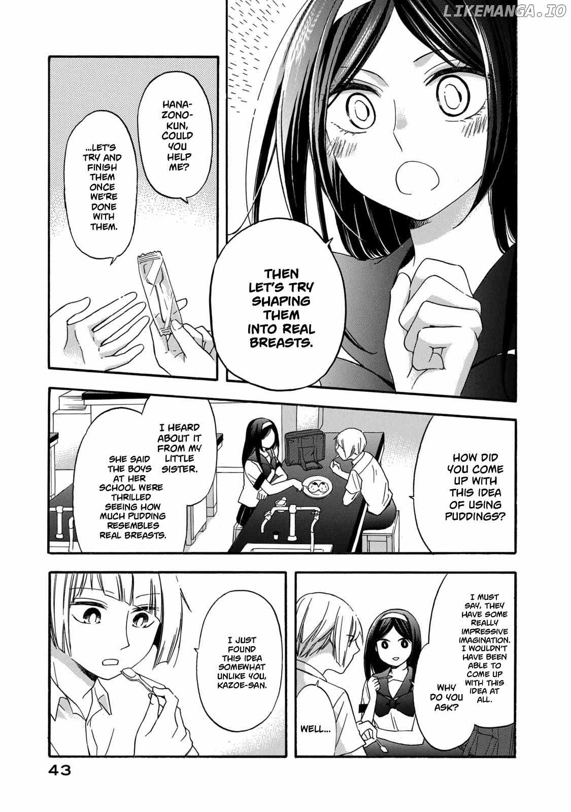 Hanazono And Kazoe's Bizzare After School Rendezvous chapter 11 - page 7