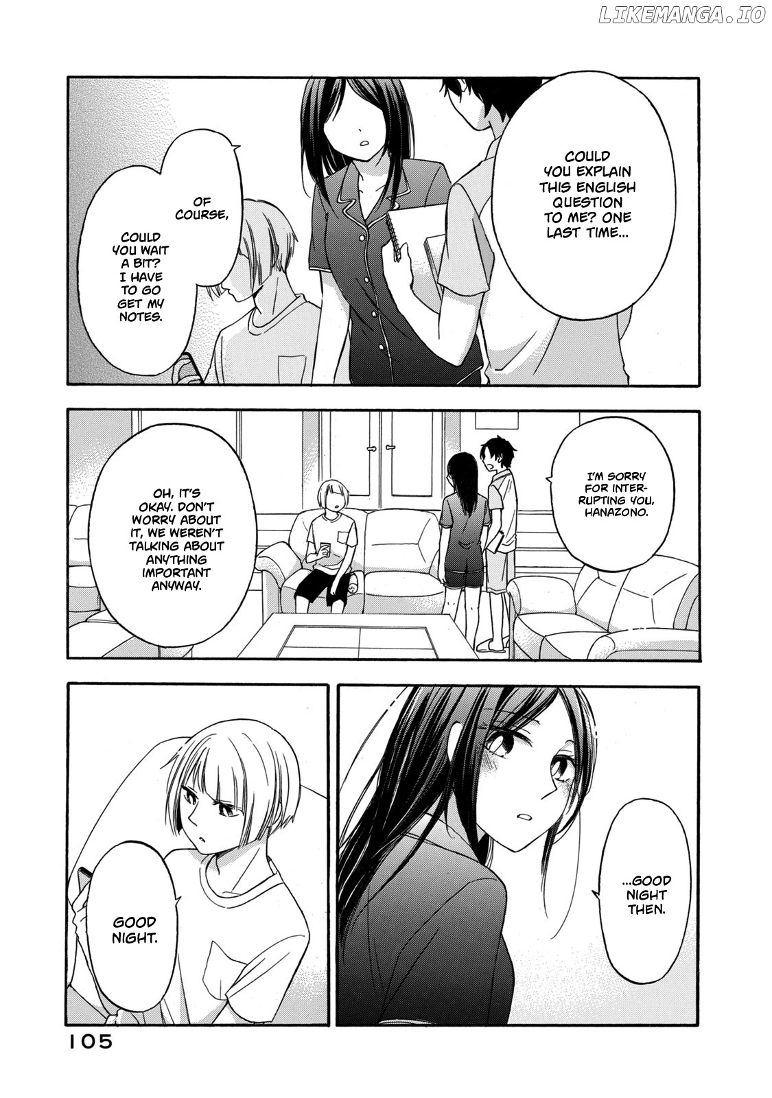 Hanazono And Kazoe's Bizzare After School Rendezvous chapter 14 - page 12