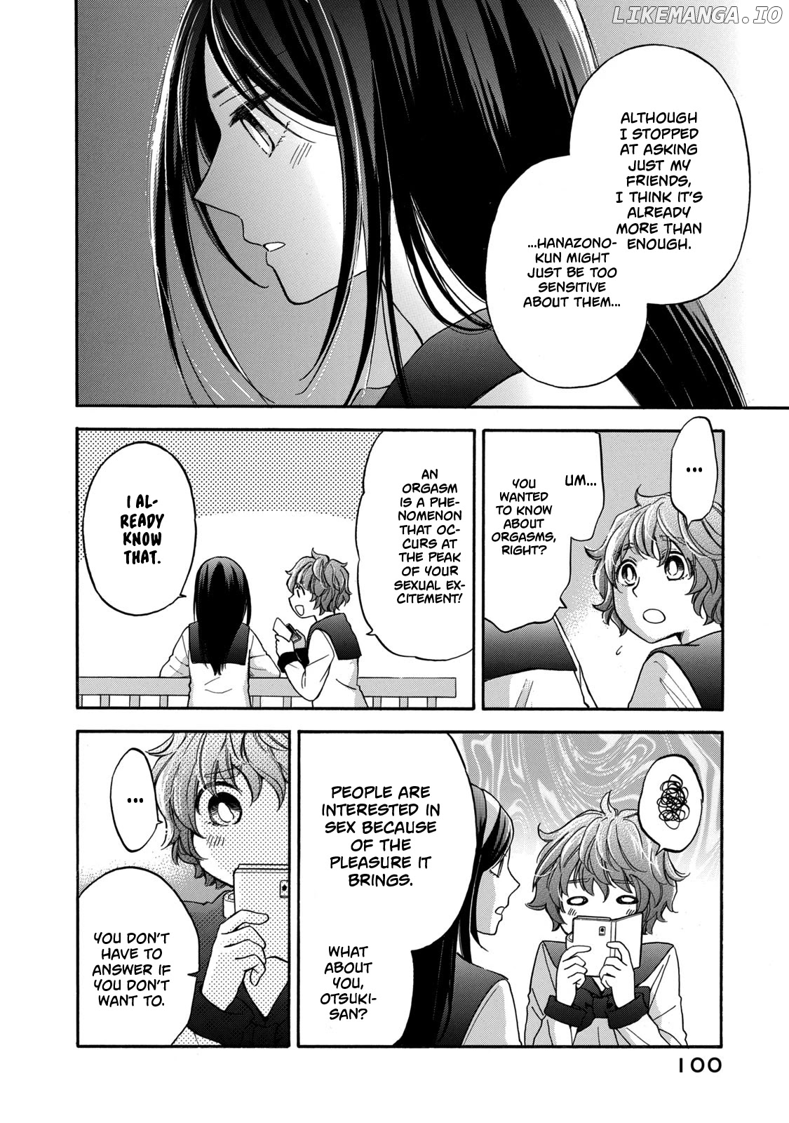 Hanazono And Kazoe's Bizzare After School Rendezvous chapter 24 - page 4
