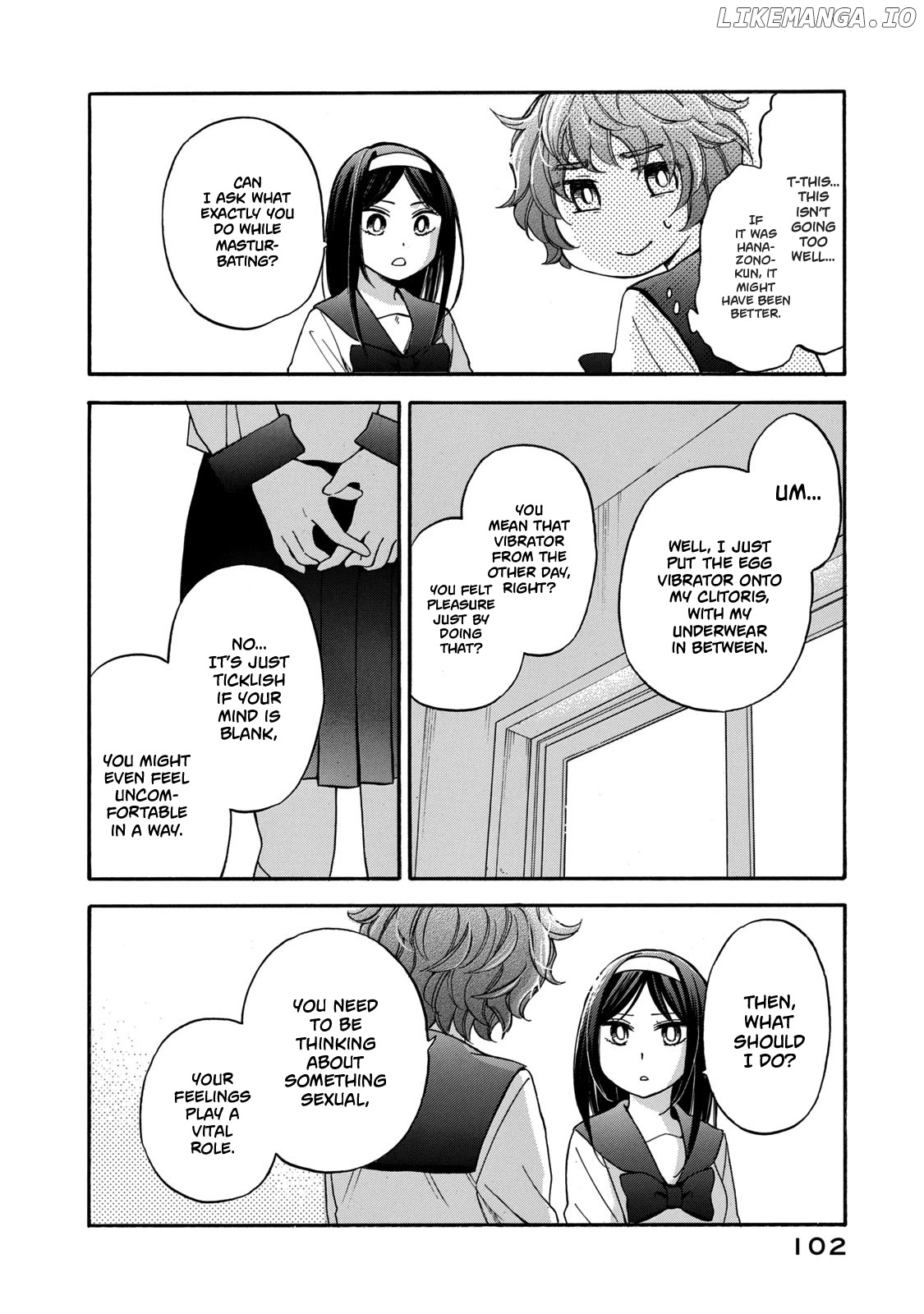 Hanazono And Kazoe's Bizzare After School Rendezvous chapter 24 - page 6