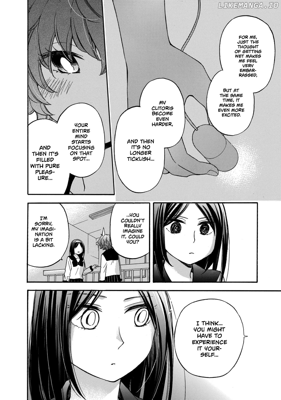 Hanazono And Kazoe's Bizzare After School Rendezvous chapter 24 - page 8