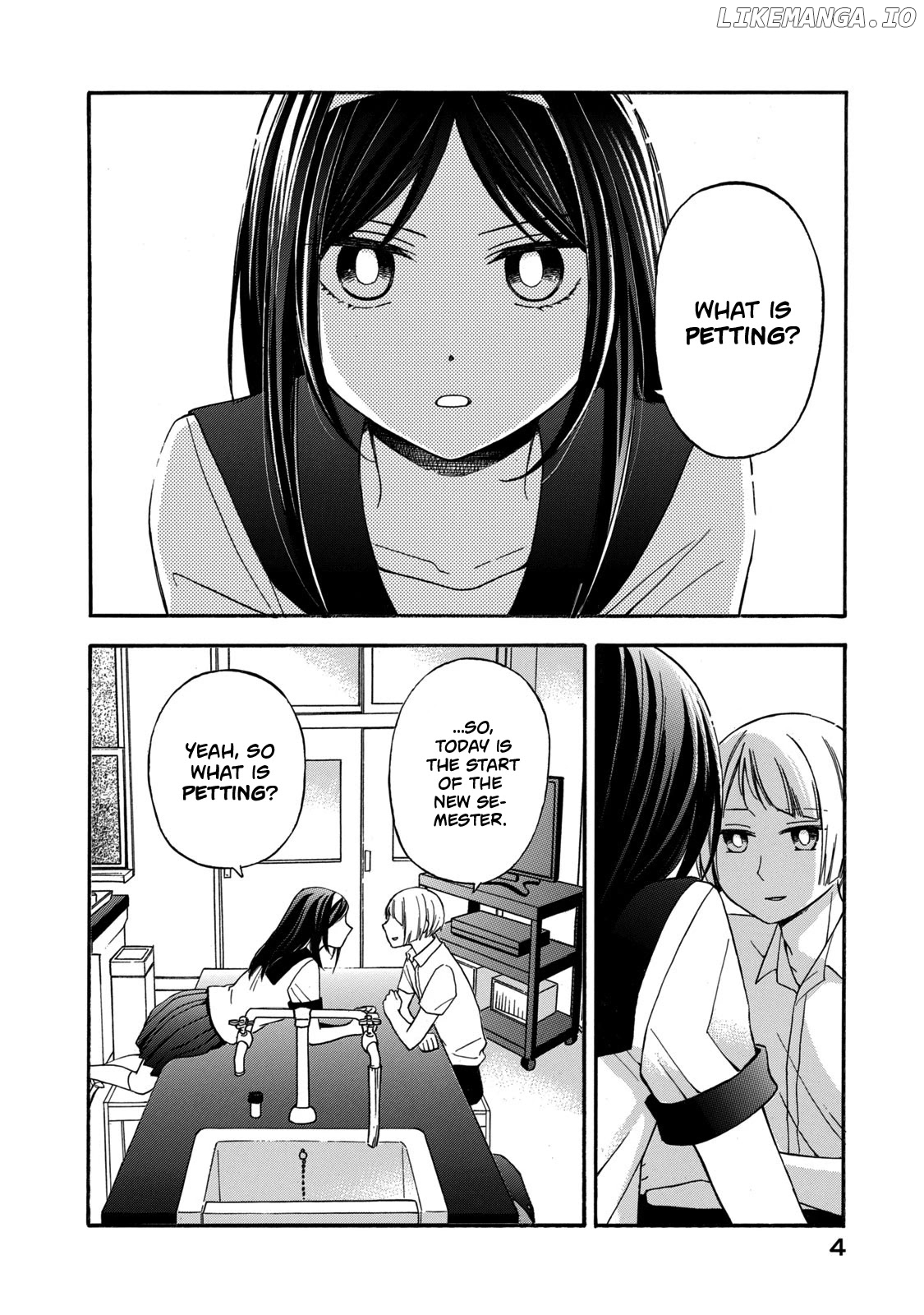 Hanazono And Kazoe's Bizzare After School Rendezvous chapter 19 - page 2