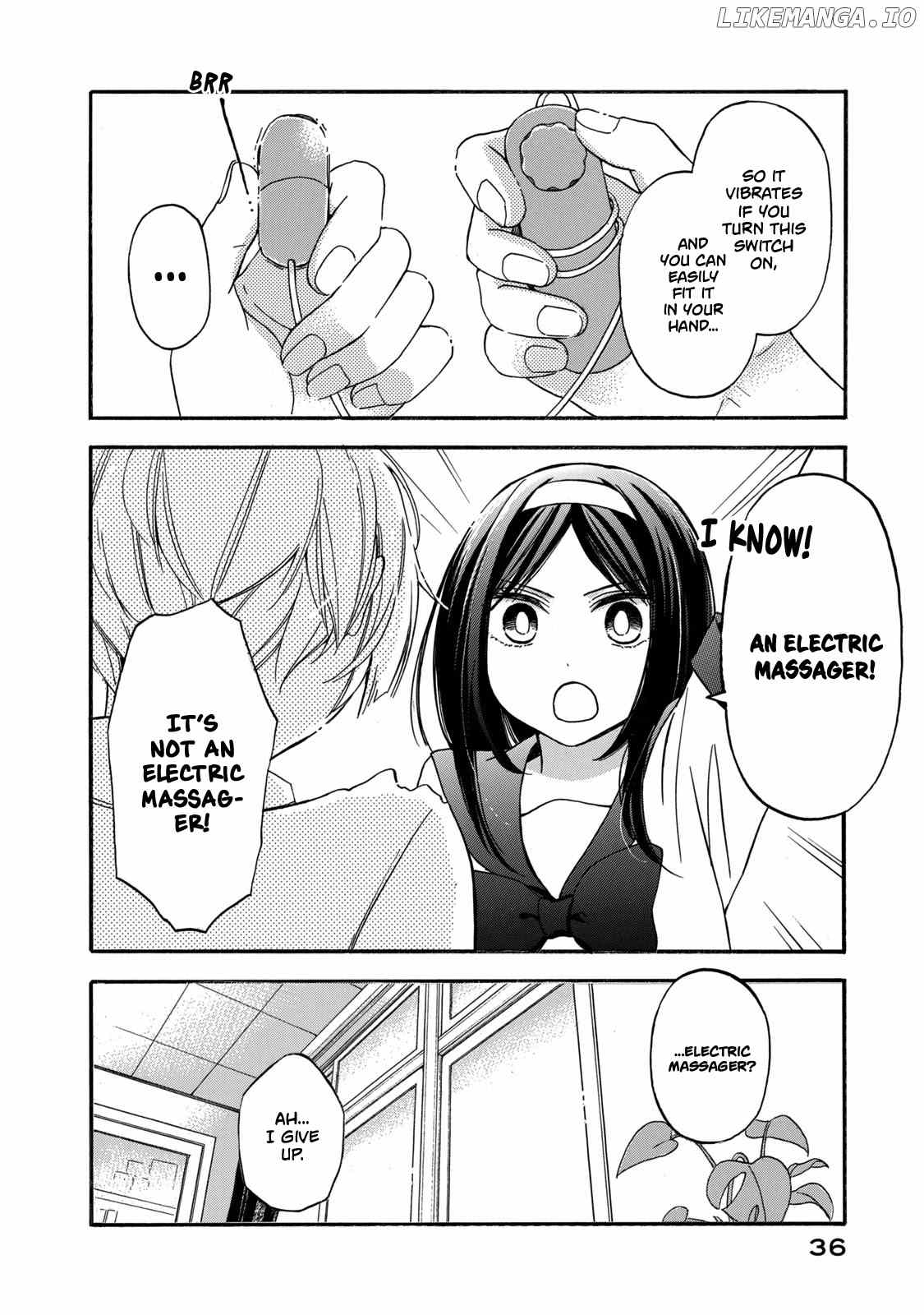 Hanazono And Kazoe's Bizzare After School Rendezvous chapter 20 - page 16