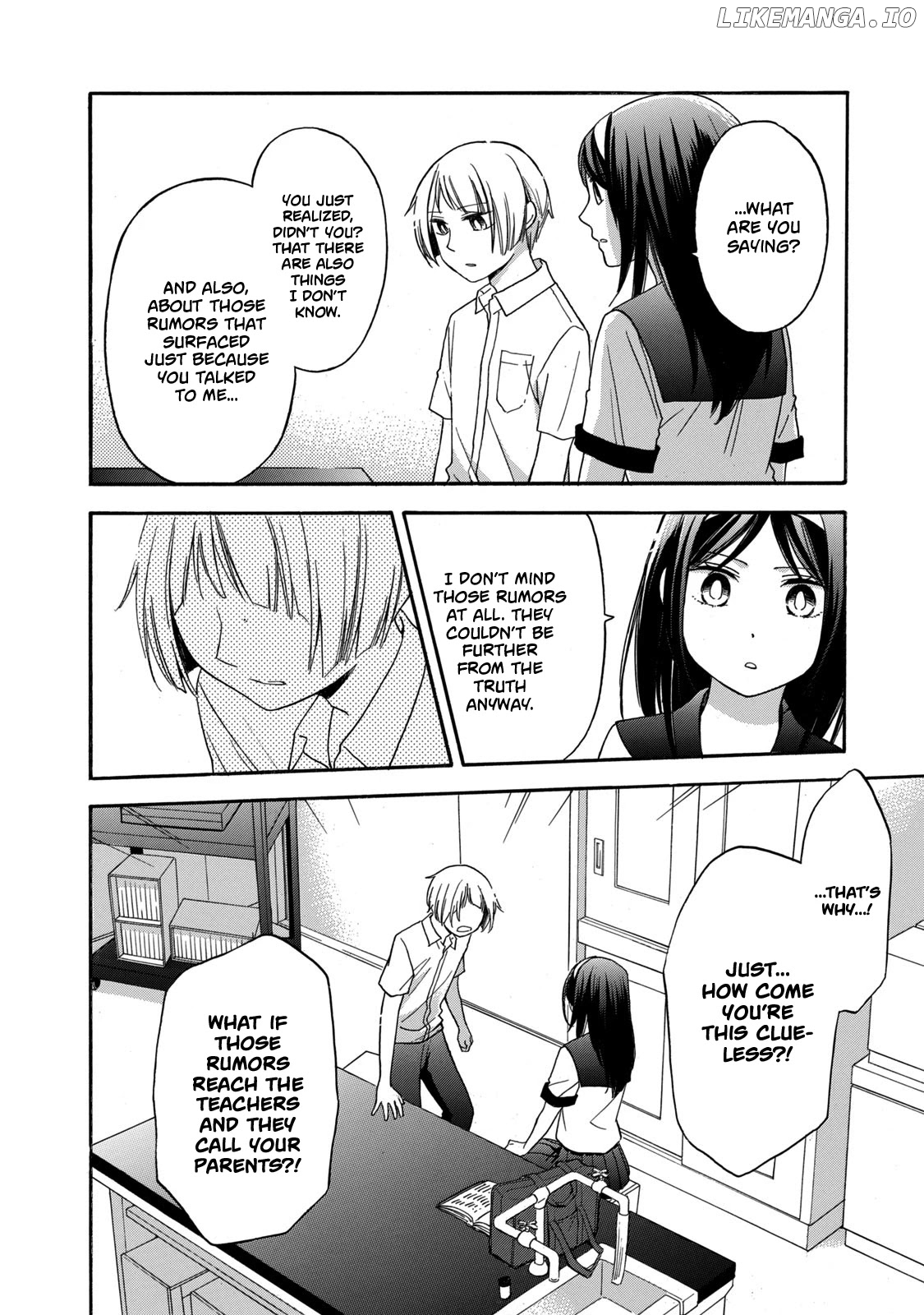 Hanazono And Kazoe's Bizzare After School Rendezvous chapter 22 - page 8