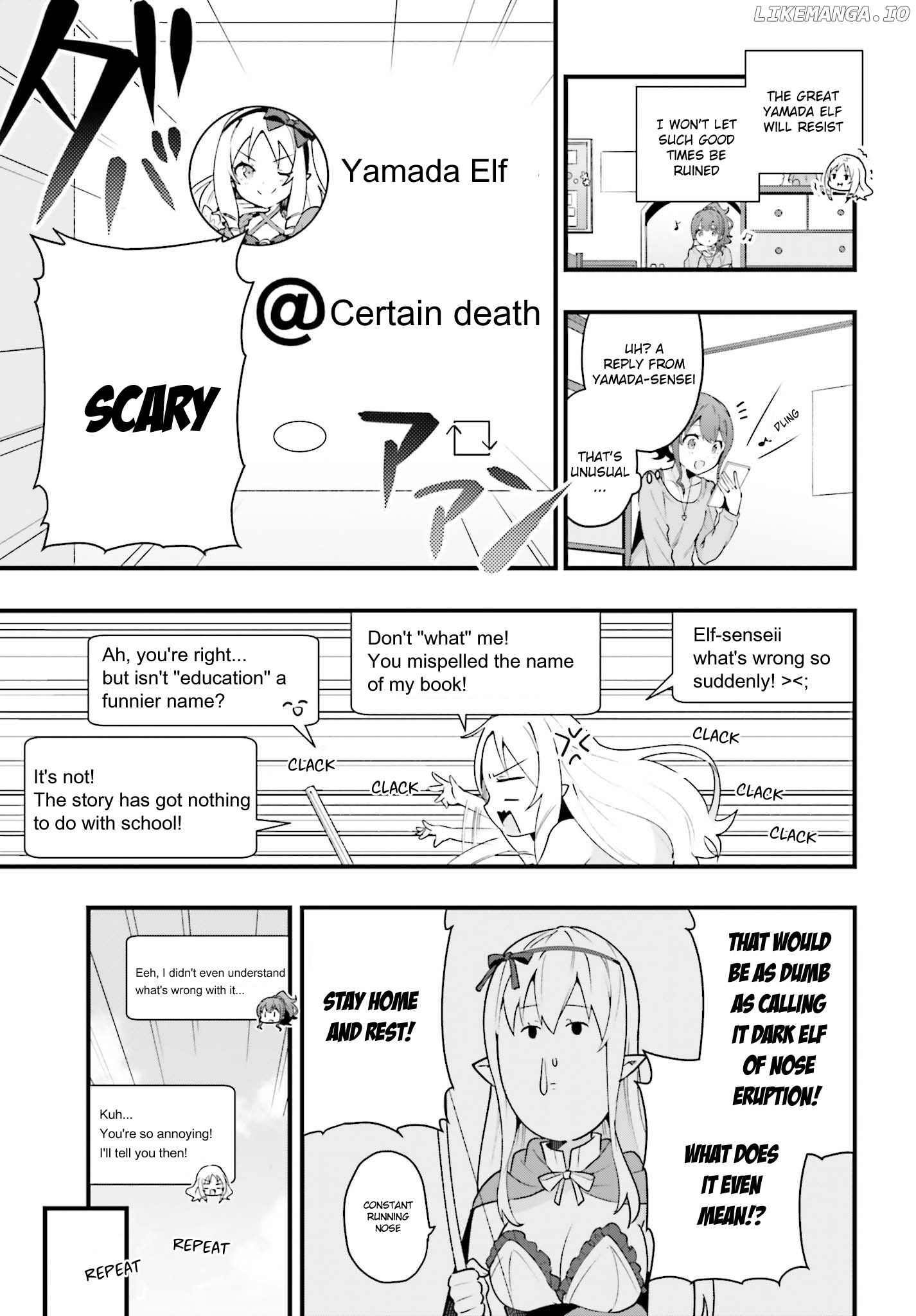 Eromanga-Sensei: Yamada Elf-Daisensei No Koi Suru Junshin Gohan chapter 10 - page 7