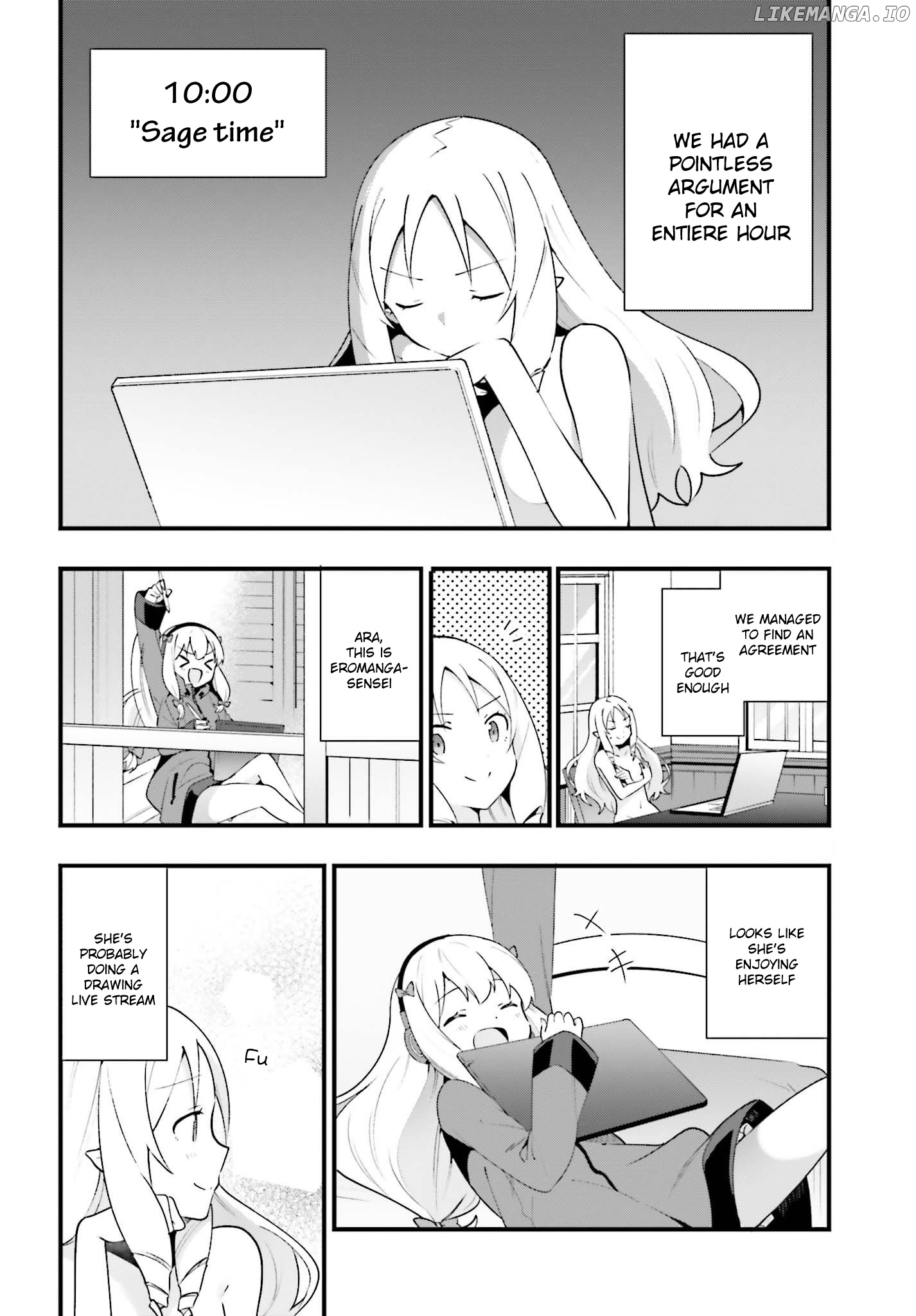 Eromanga-Sensei: Yamada Elf-Daisensei No Koi Suru Junshin Gohan chapter 10 - page 8