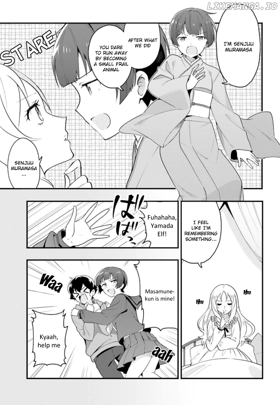 Eromanga-Sensei: Yamada Elf-Daisensei No Koi Suru Junshin Gohan chapter 15 - page 9