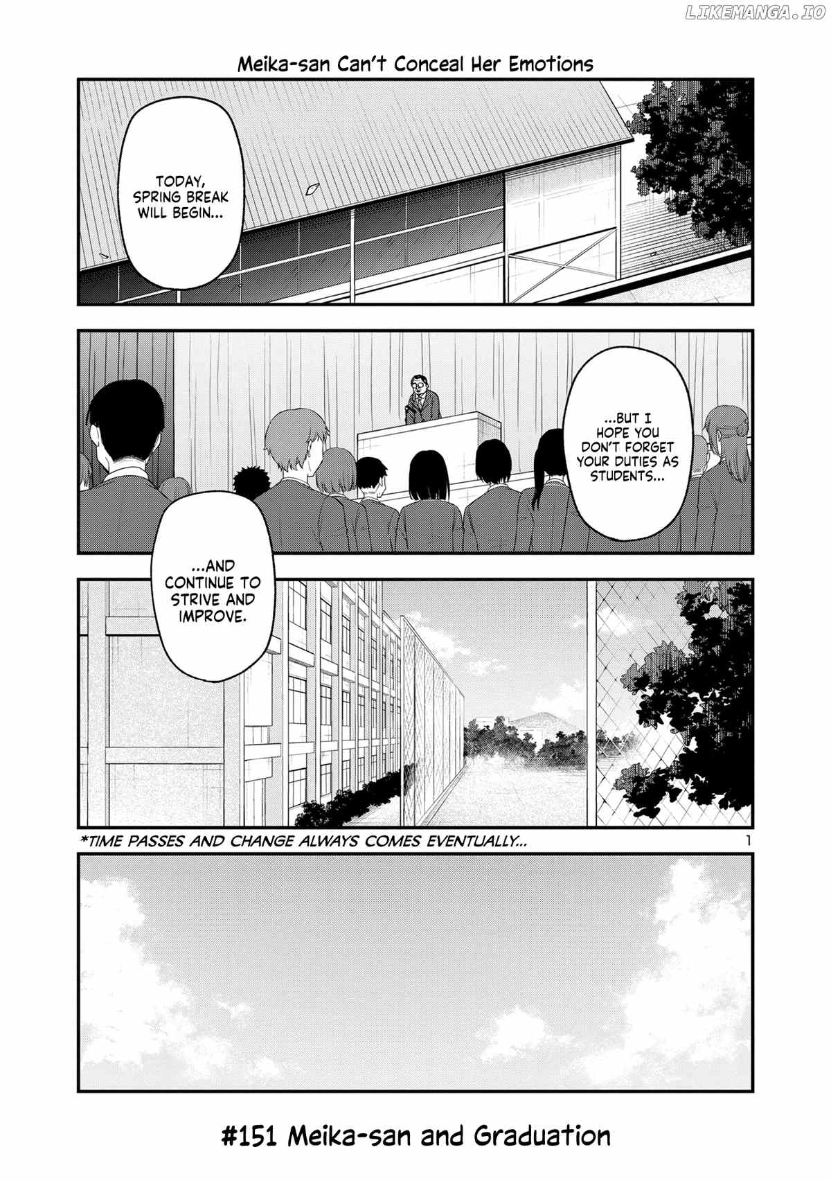 Meika-San Can't Conceal Her Emotions chapter 151 - page 1