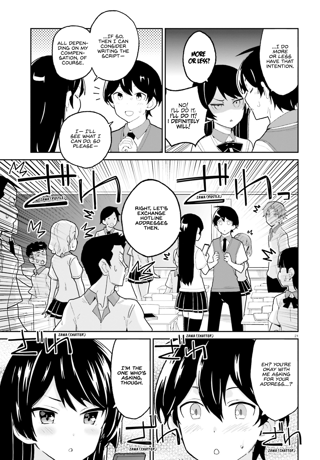 The Romcom Where The Childhood Friend Won't Lose! chapter 4 - page 21