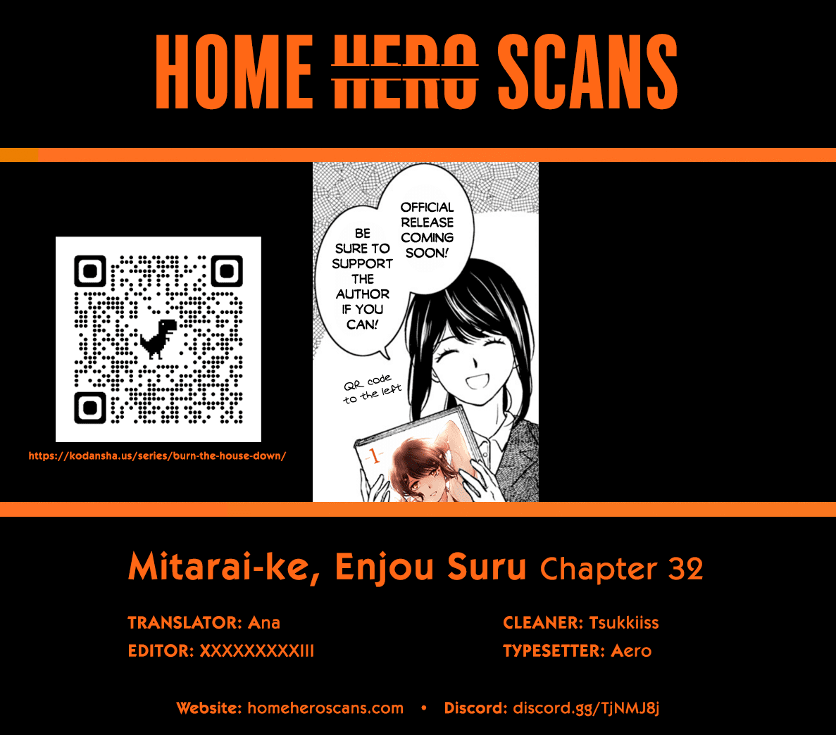 Mitarai-ke, Enjou suru chapter 32 - page 36