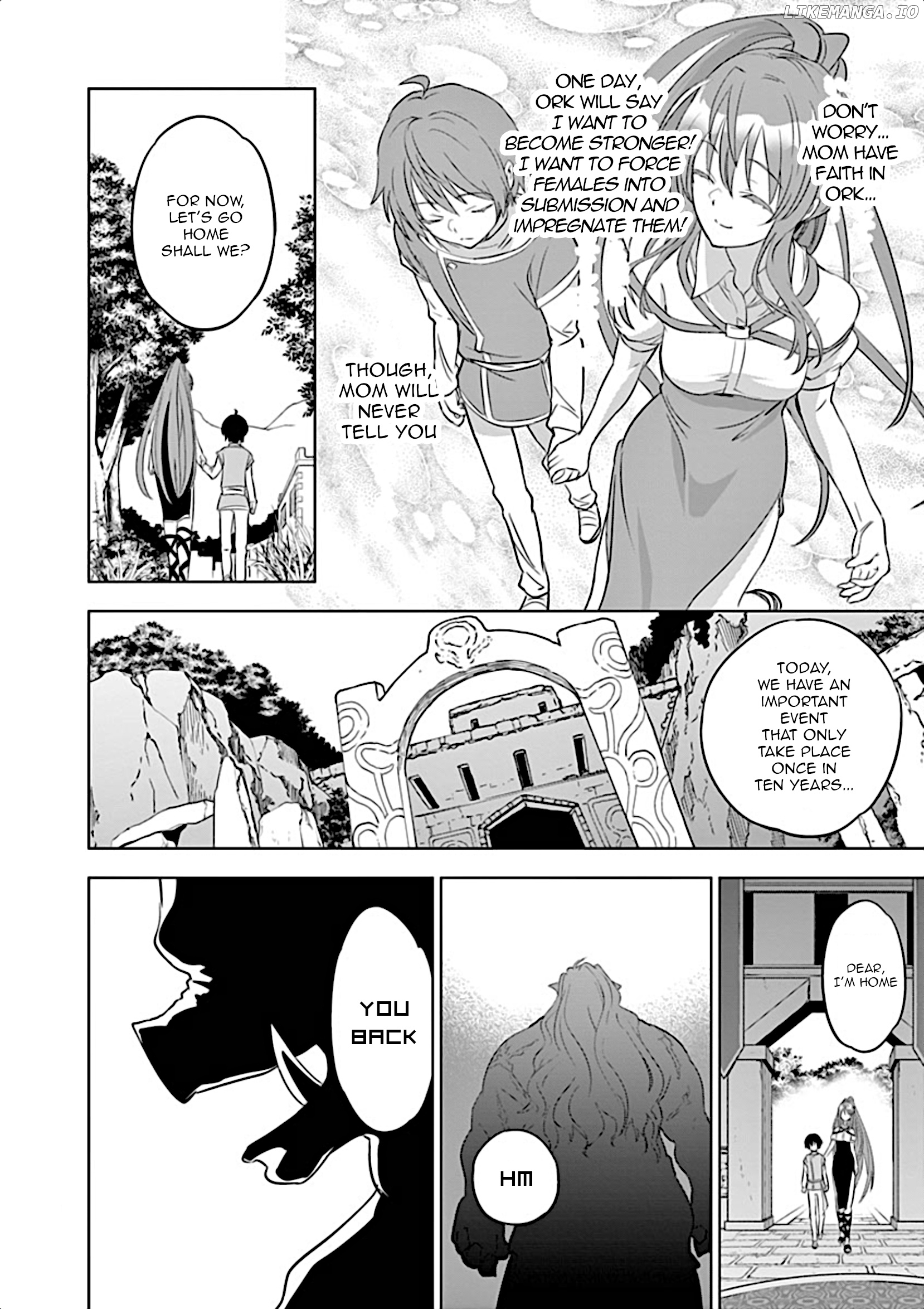 Shijou Saikyou Orc-San No Tanoshii Tanetsuke Harem Zukuri chapter 1 - page 17