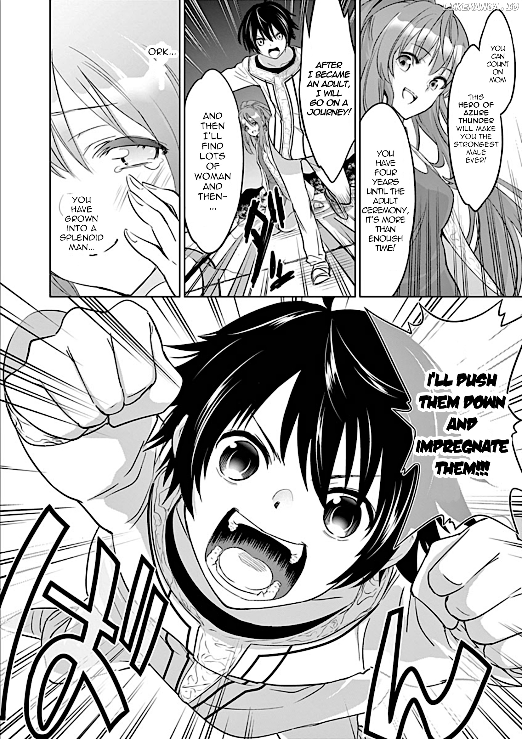 Shijou Saikyou Orc-San No Tanoshii Tanetsuke Harem Zukuri chapter 1 - page 34