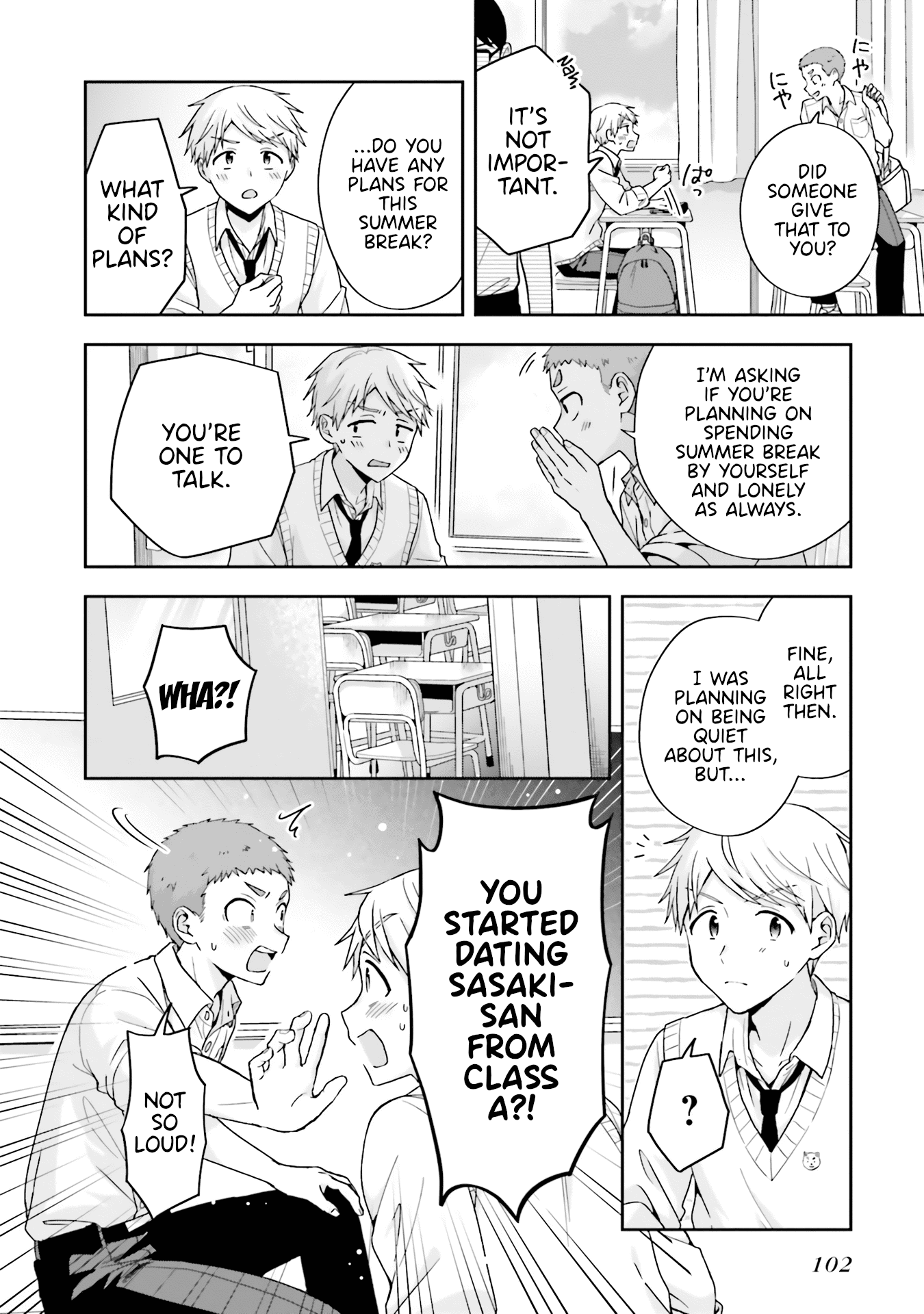 The Quiet Komori-San And The Loud Oobayashi-Kun chapter 44 - page 3