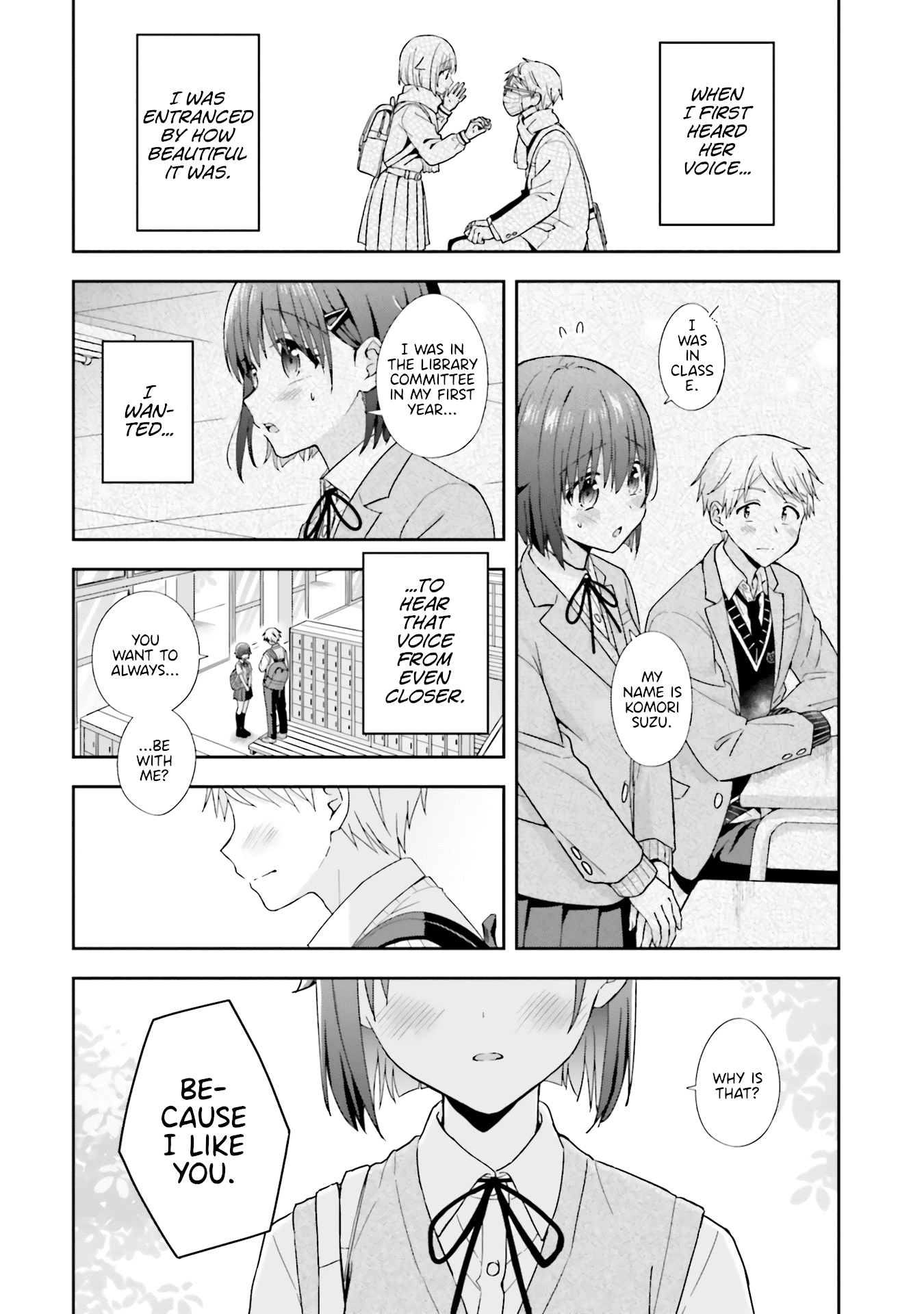 The Quiet Komori-San And The Loud Oobayashi-Kun chapter 45 - page 4