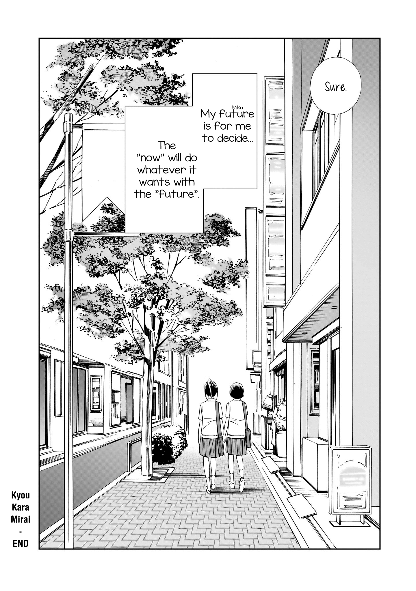 Kyou Kara Mirai chapter 20.5 - page 8