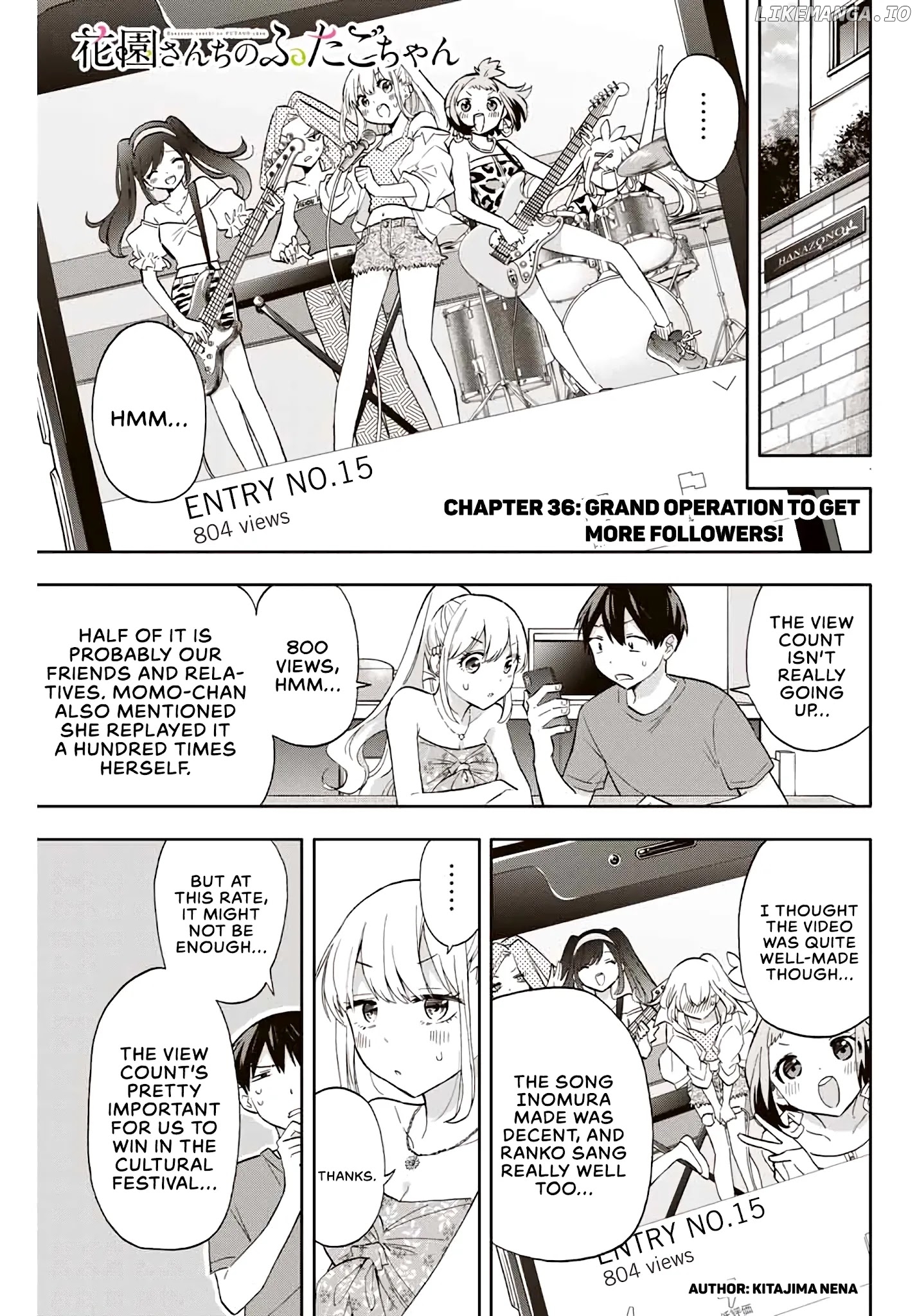 Hanazono Twins chapter 36 - page 1