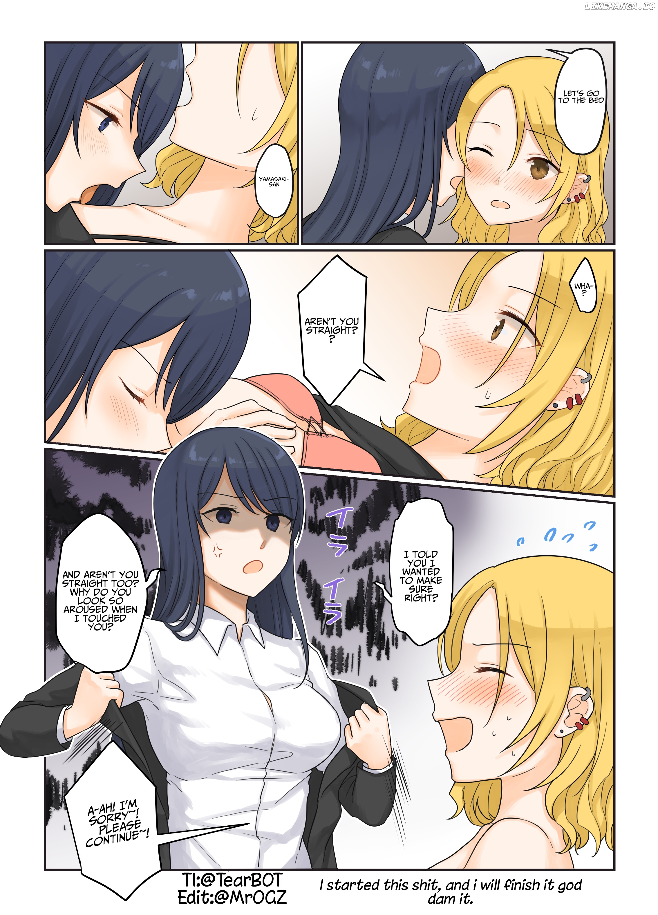 For Each Retweet, Two Straight Girls Who Don't Get Along Will Kiss for One Second chapter 12 - page 2