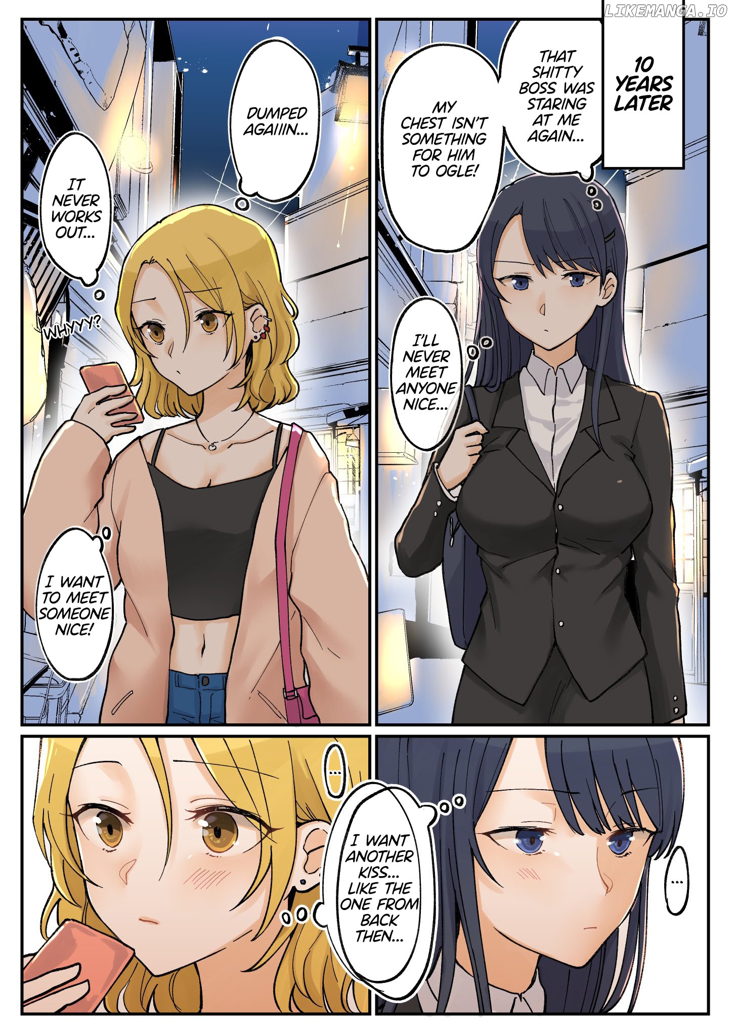For Each Retweet, Two Straight Girls Who Don't Get Along Will Kiss for One Second chapter 8 - page 2