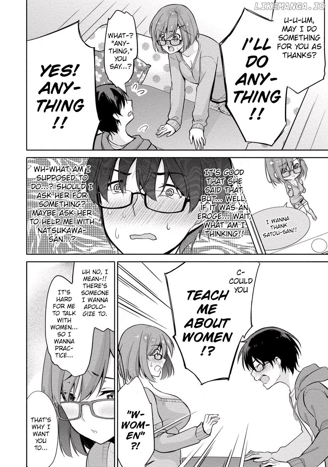 Satou-Kun Wa Nozoteiru. ~Kami-Sama Appli De Onnanoko No Kokoro O Nozoitara Do Xx Datta chapter 4 - page 11