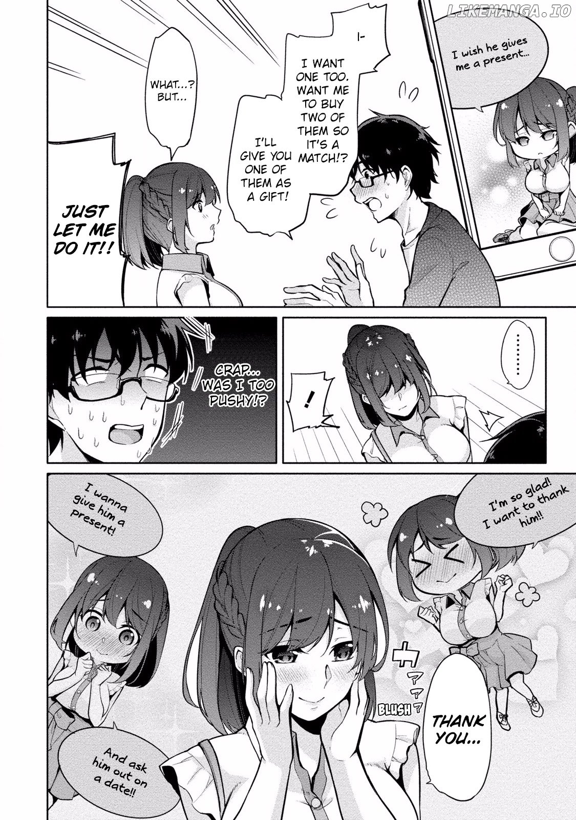 Satou-Kun Wa Nozoteiru. ~Kami-Sama Appli De Onnanoko No Kokoro O Nozoitara Do Xx Datta chapter 6 - page 3