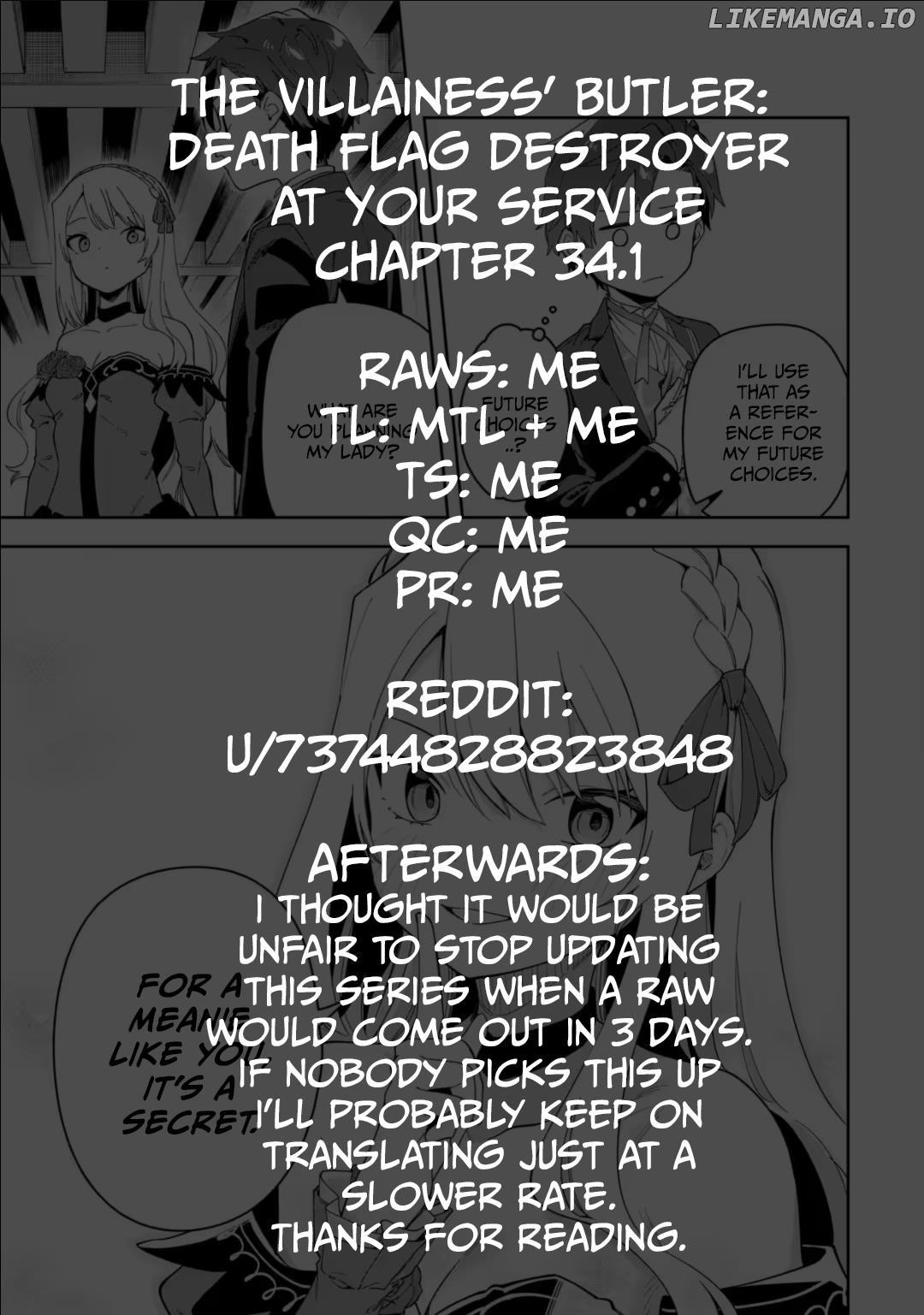 Akuyaku Reijou No Shitsuji-Sama Hametsu chapter 34.1 - page 18