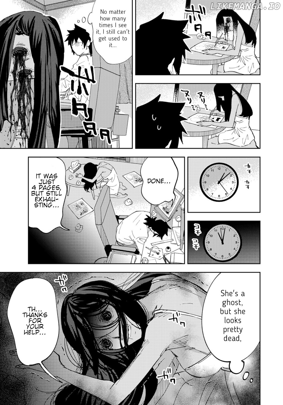 The Unpopular Mangaka And The Helpful Ghost chapter 36 - page 3