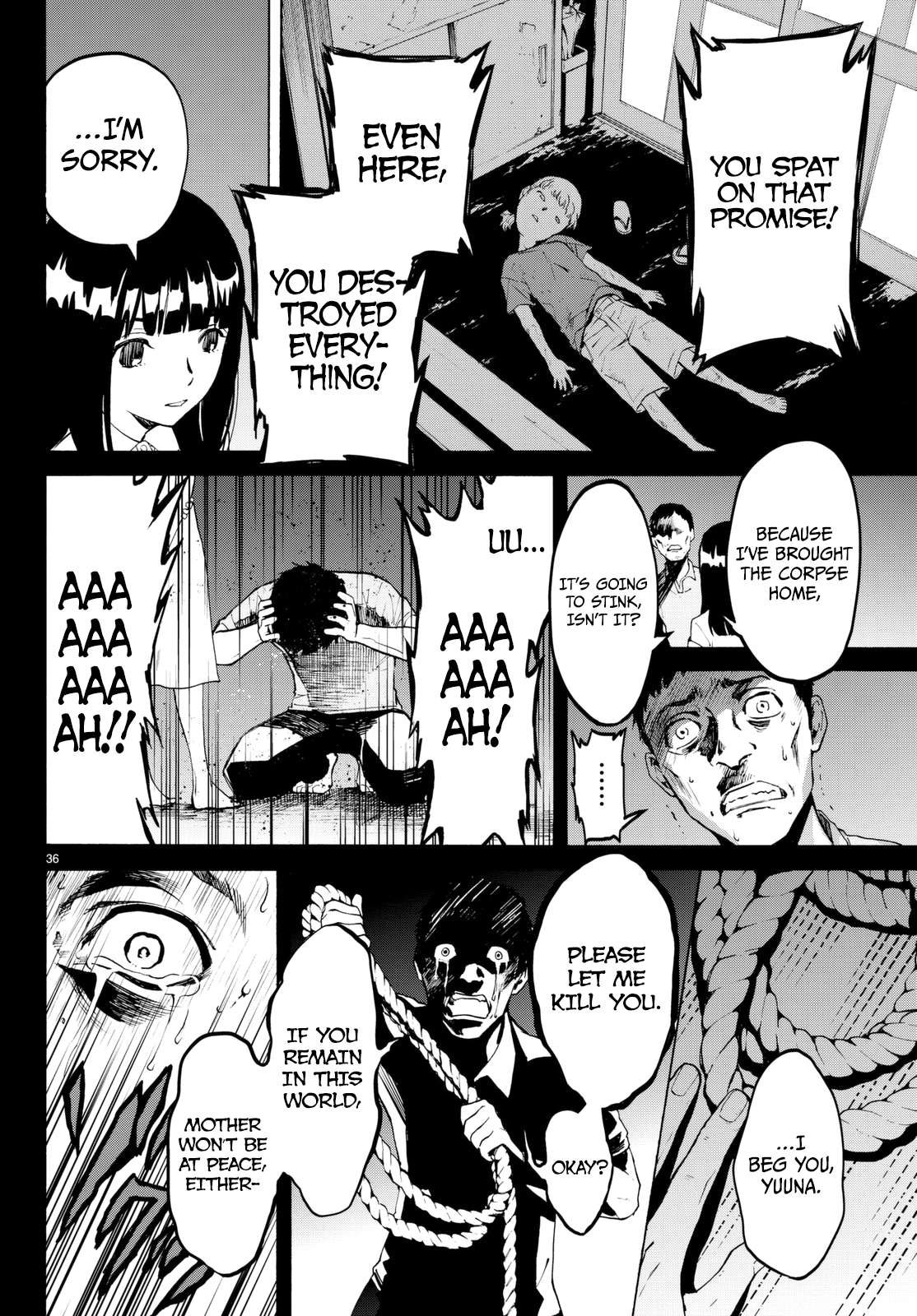 Kon'ya Wa Tsuki Ga Kirei Desu Ga, Toriaezu Shine chapter 18 - page 37