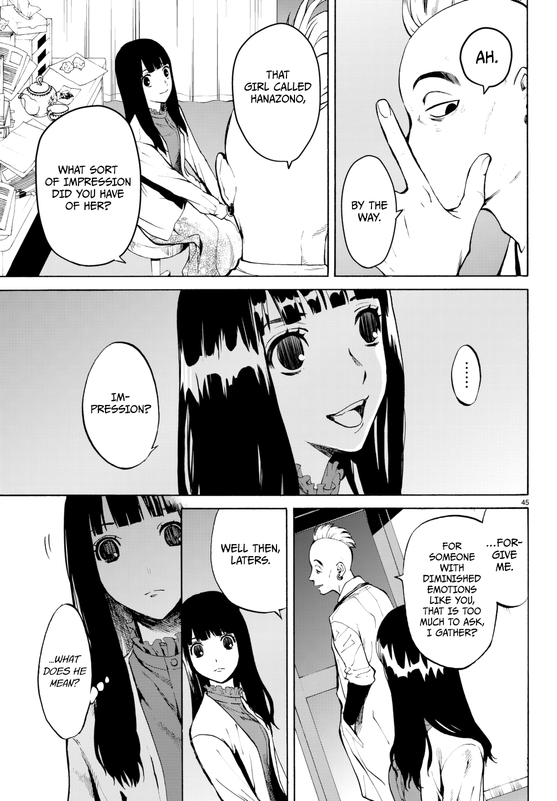 Kon'ya Wa Tsuki Ga Kirei Desu Ga, Toriaezu Shine chapter 19 - page 44