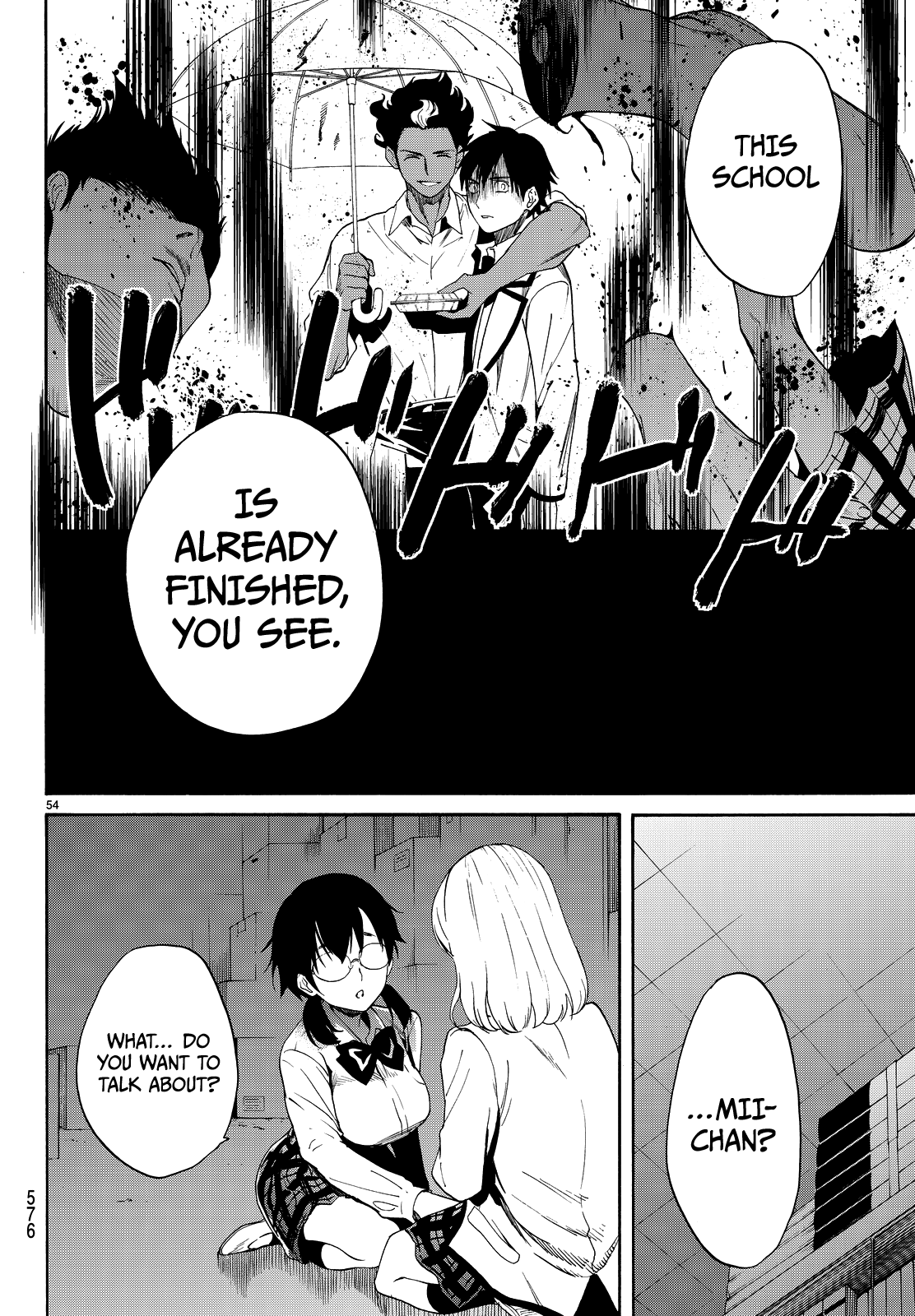 Kon'ya Wa Tsuki Ga Kirei Desu Ga, Toriaezu Shine chapter 6 - page 52