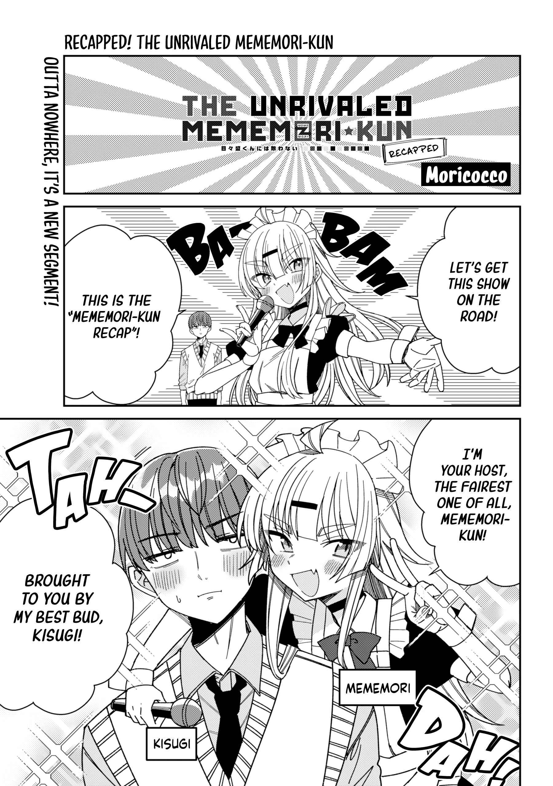 Unparalleled Mememori-Kun chapter 13.2 - page 1