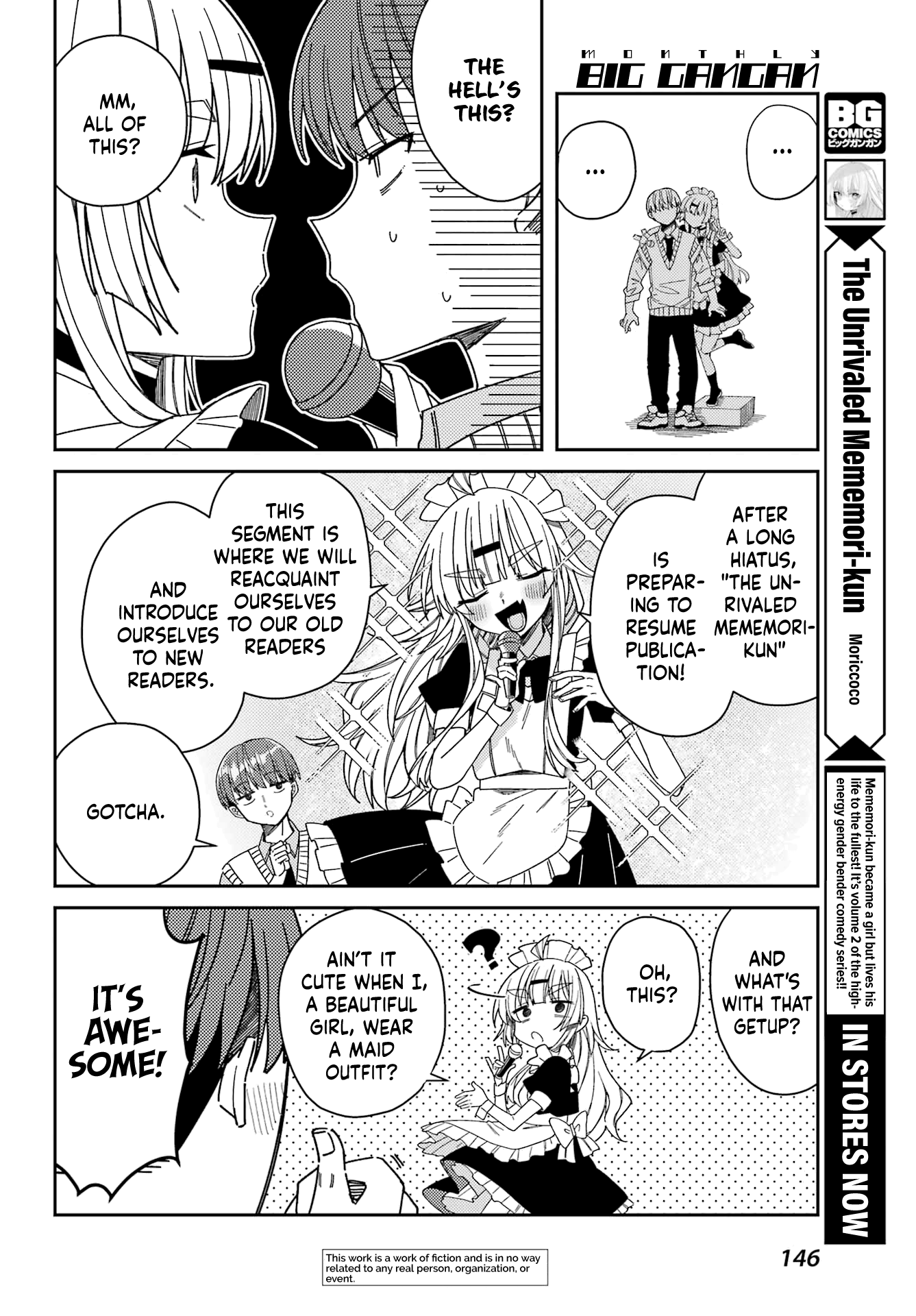 Unparalleled Mememori-Kun chapter 13.2 - page 2