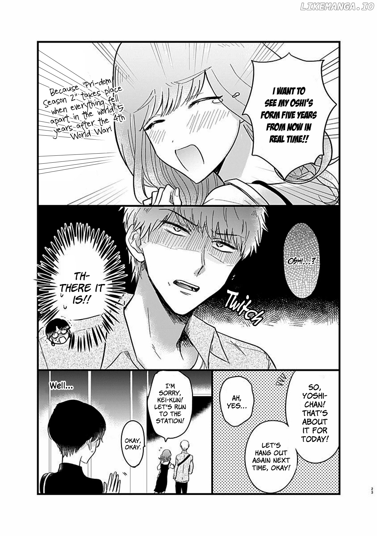 Kanojo no Oshi ga Kirai chapter 2 - page 23