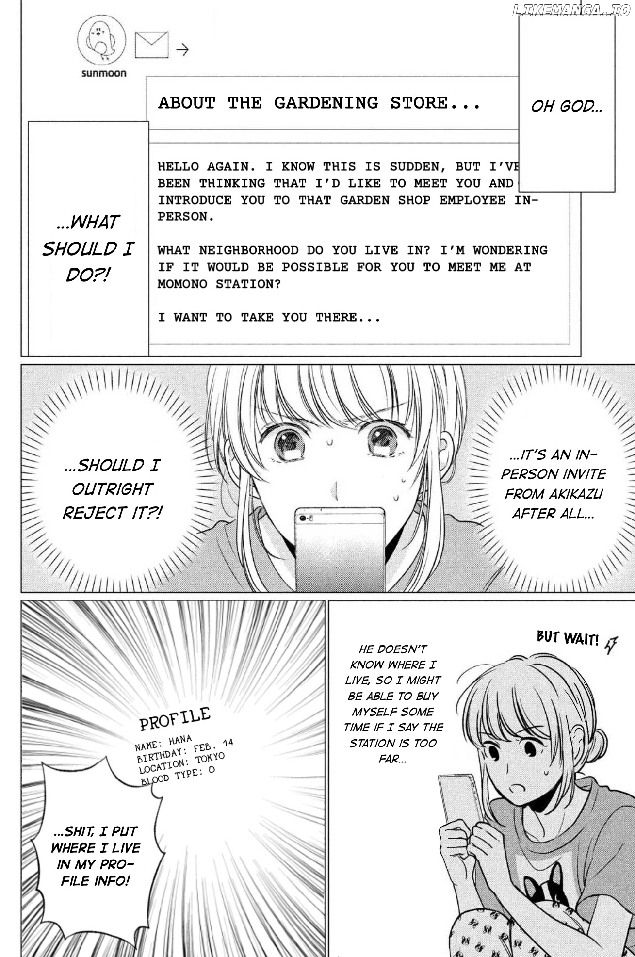 Hana Wants This Flower To Bloom! chapter 4 - page 3