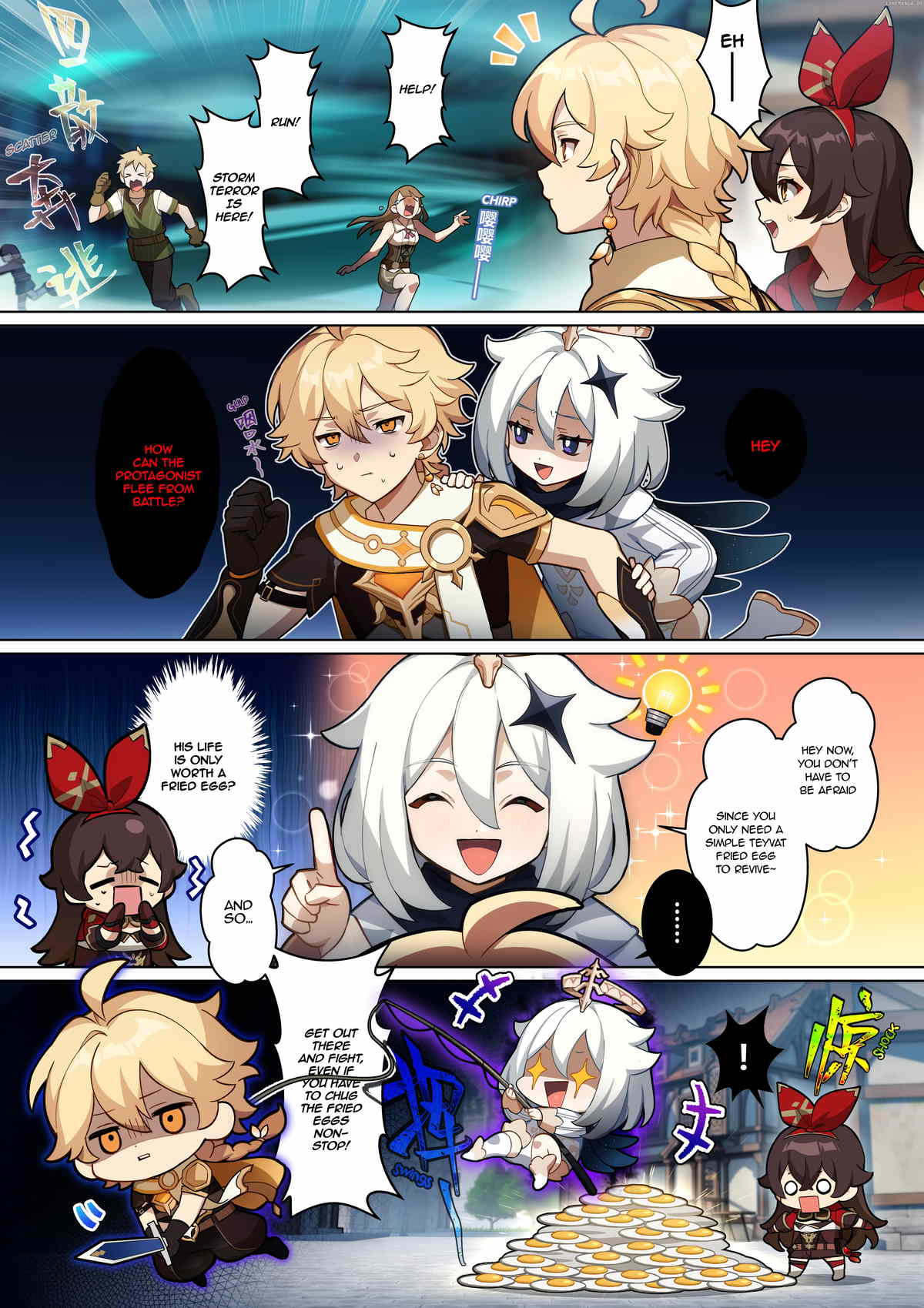 Genshin Impact 4-Koma chapter 7 - page 2