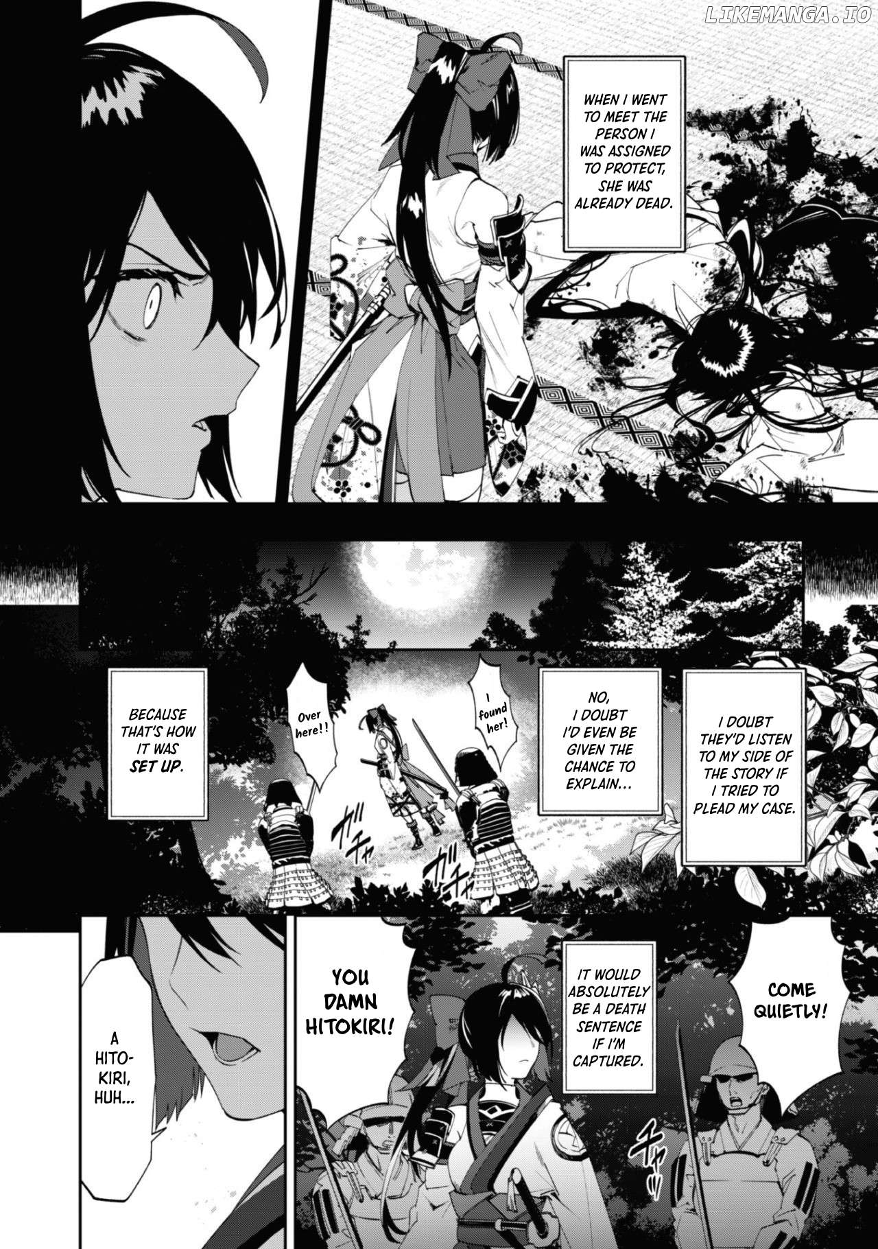 Hitokiri Shoujo Koushaku Reijou no Goei ni Naru Chapter 1 - page 8