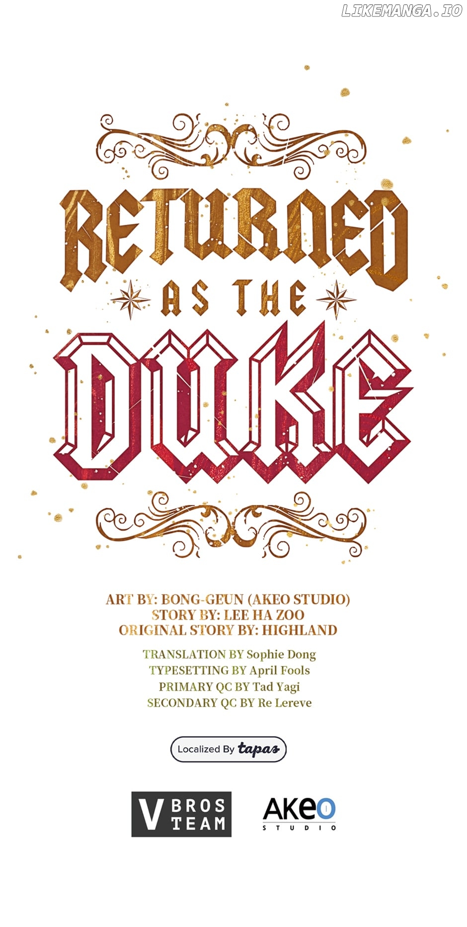 Returned as the Duke Chapter 105 - page 85