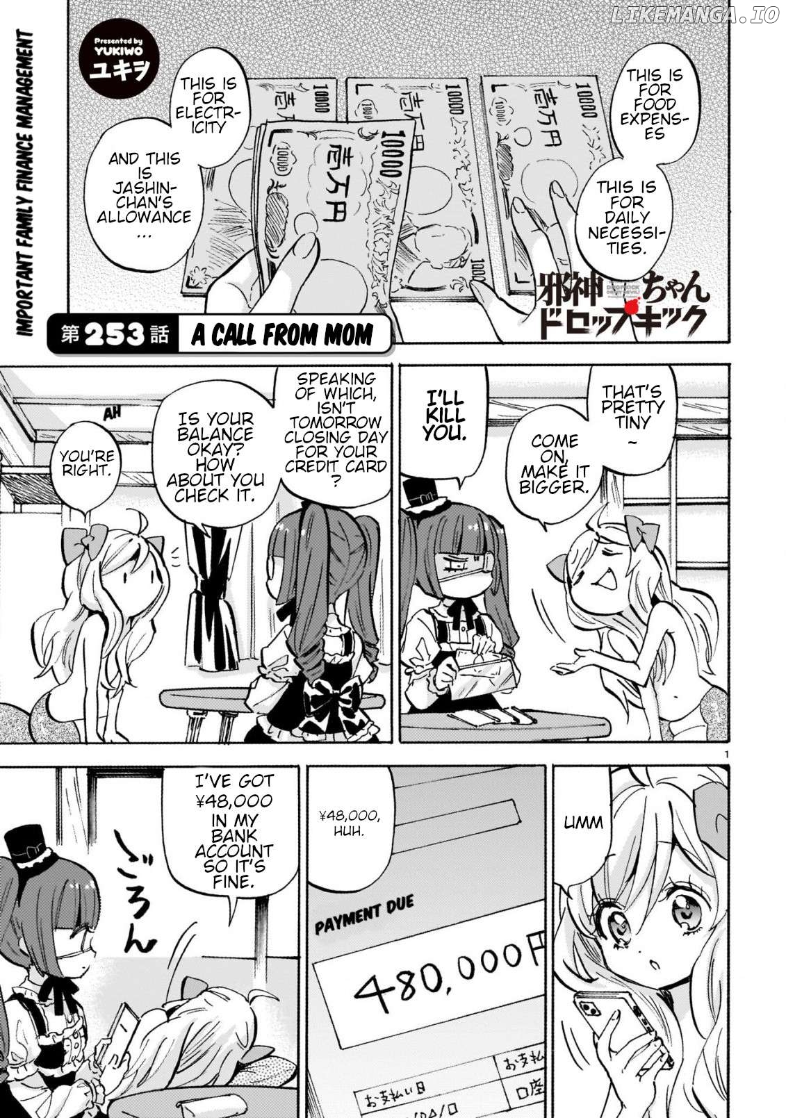 Jashin-chan Dropkick Chapter 258 - page 1