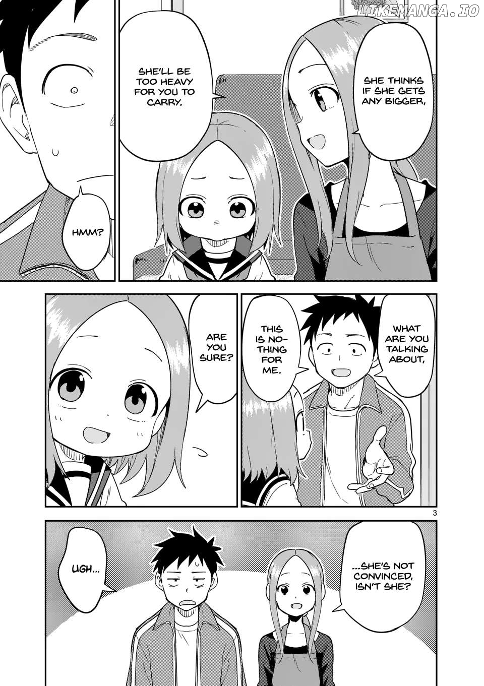 Karakai Jouzu no (Moto) Takagi-san Chapter 311 - page 3