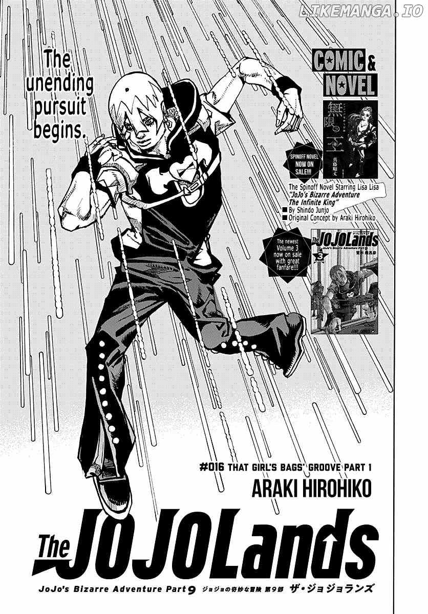 Jojo's Bizarre Adventure Part 9 - The Jojolands Chapter 16 - page 1