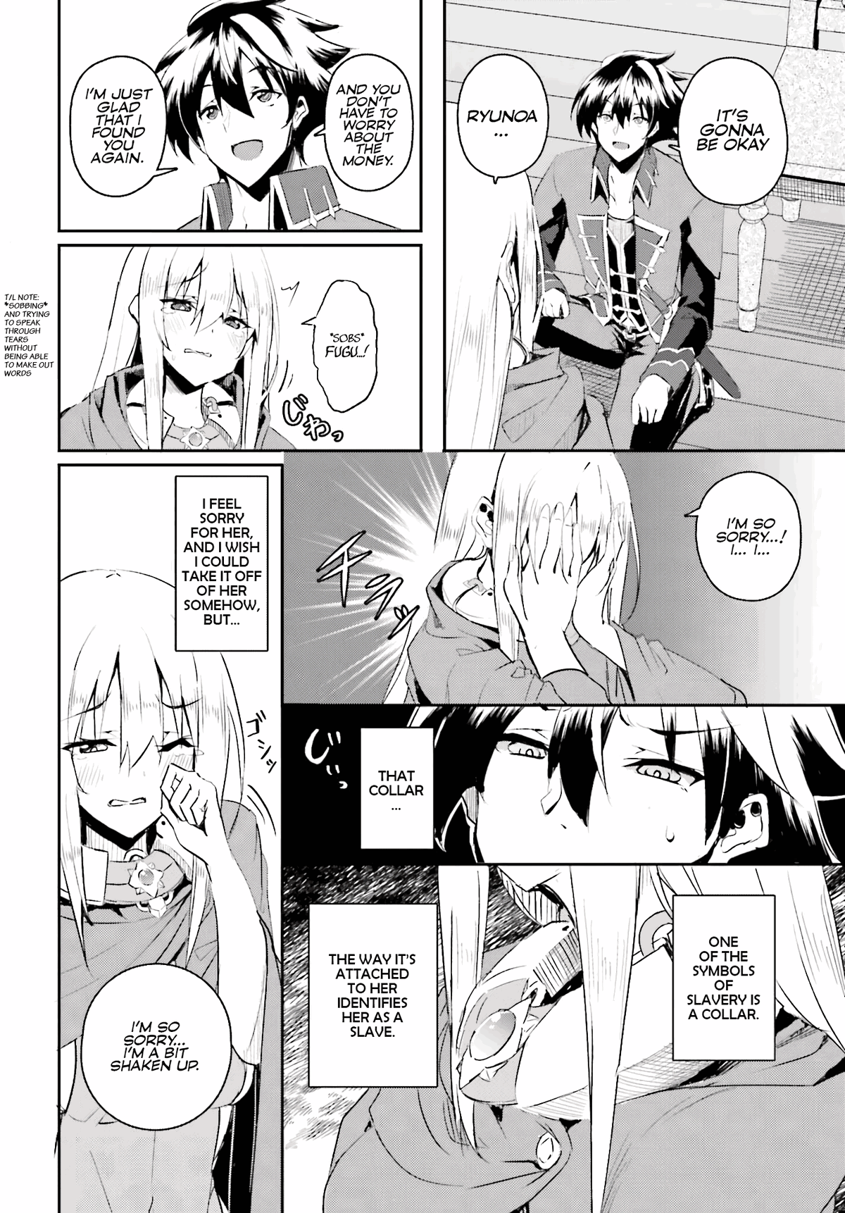 My childhood friend who I used to train swordsmanship with became a slave, so I, as an S-Rank adventurer decided to buy her and protect her. chapter 1 - page 15