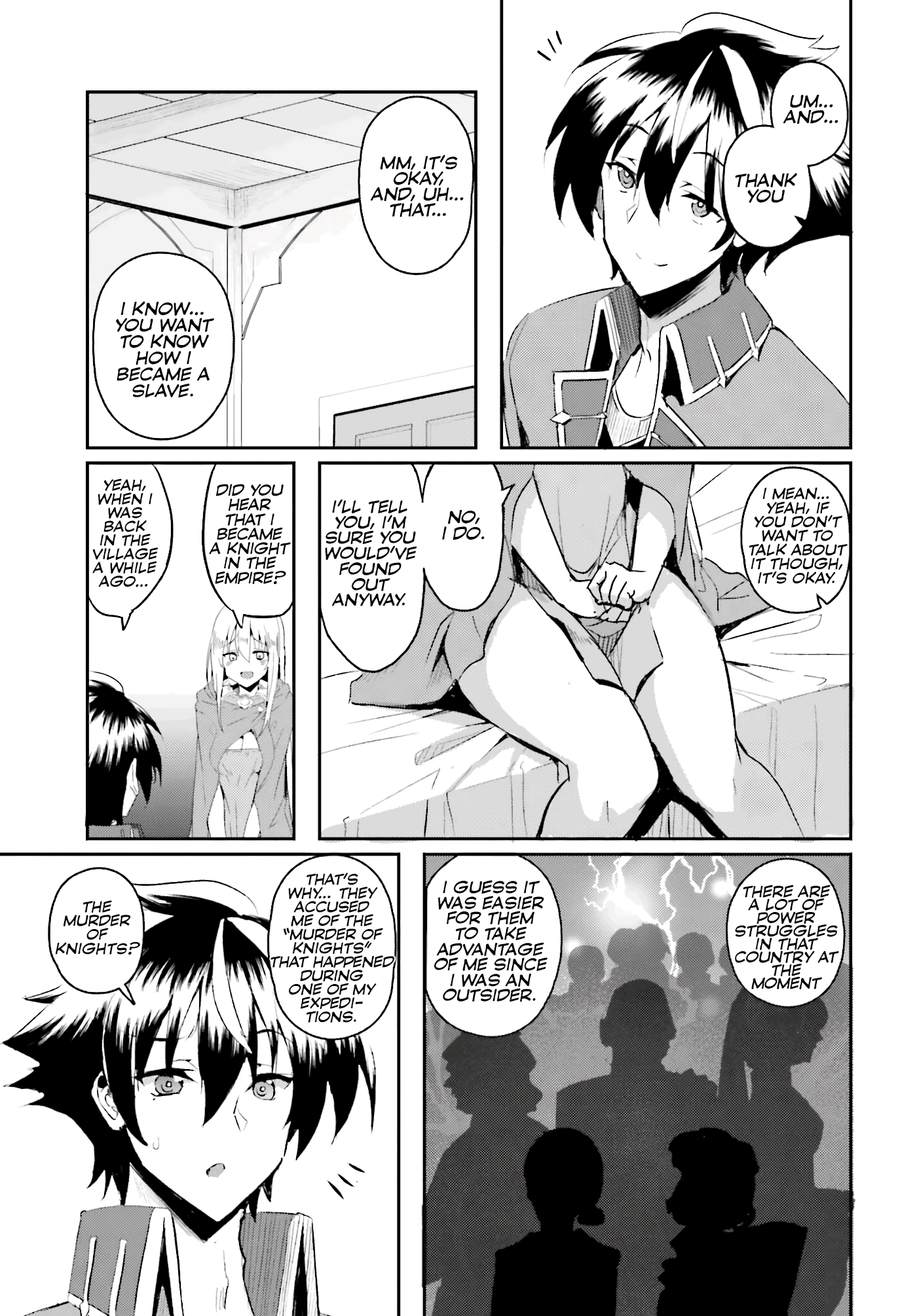 My childhood friend who I used to train swordsmanship with became a slave, so I, as an S-Rank adventurer decided to buy her and protect her. chapter 1 - page 16