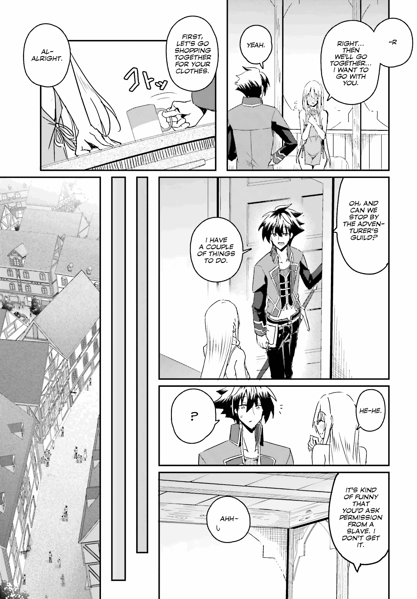 My childhood friend who I used to train swordsmanship with became a slave, so I, as an S-Rank adventurer decided to buy her and protect her. chapter 2 - page 10