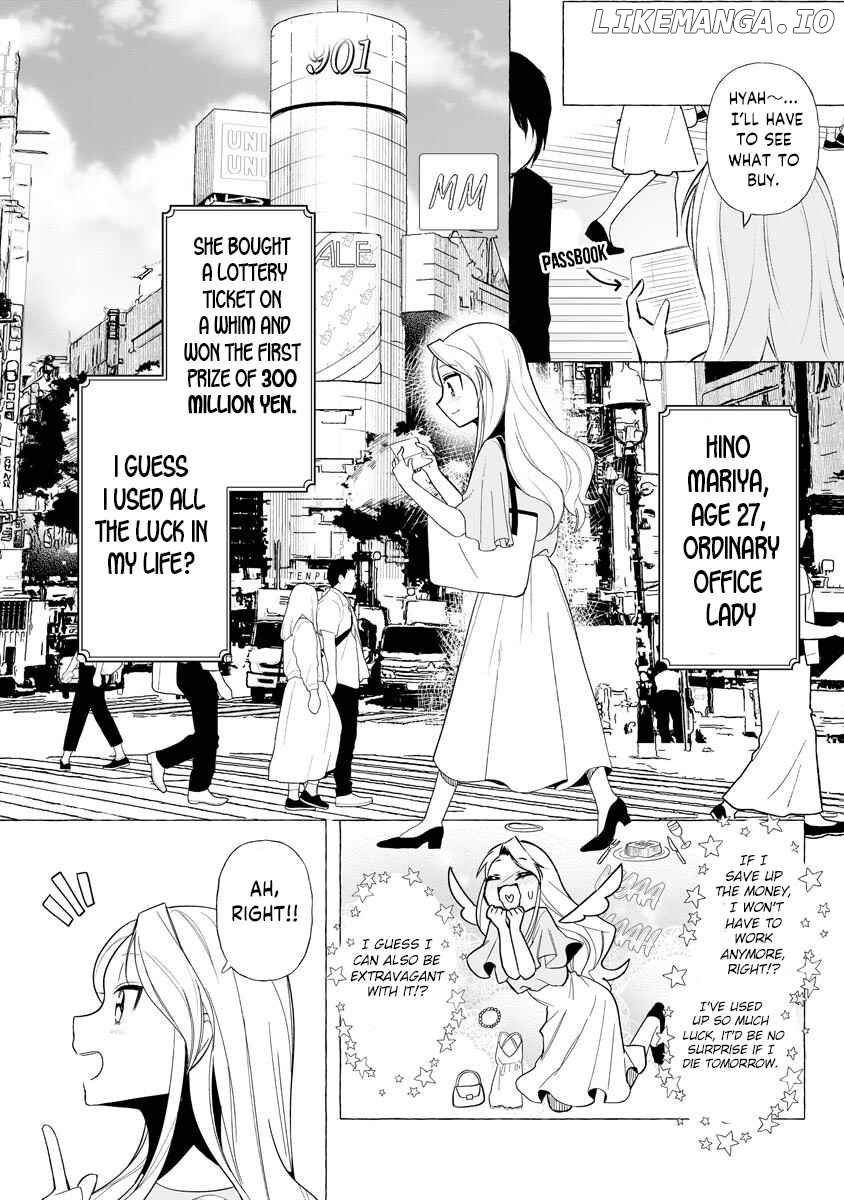 I Won 300 Million Yen in a Lottery so I Started Raising a Freeloader Pretty Girl chapter 1 - page 8