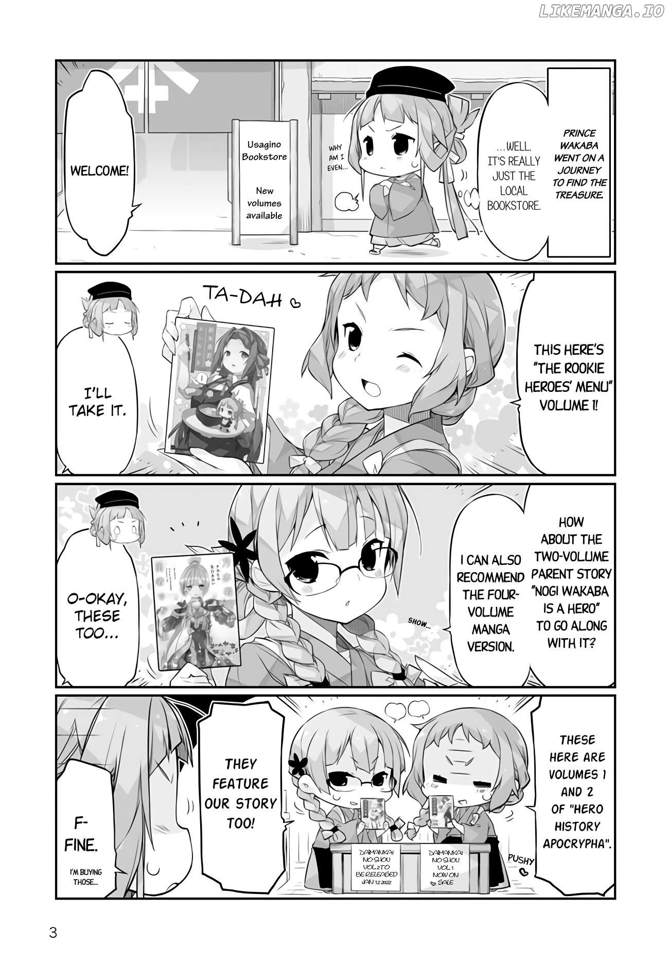 Shinmai Yuusha No Oshinagaki ～Nogi Wakaba Wa Yuusha De Aru Spin Out 4-Koma～ chapter 5.8 - page 3