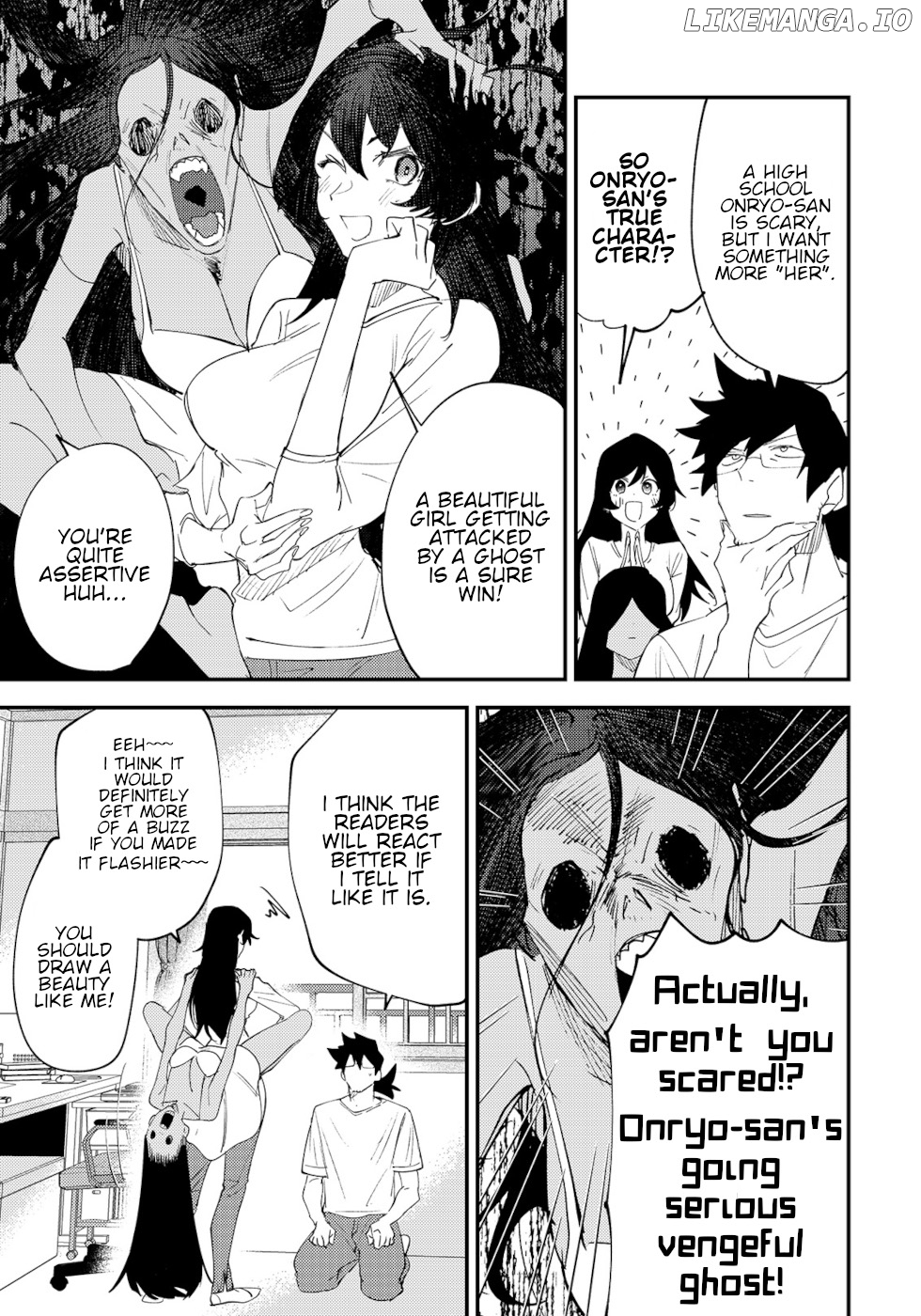 The Unpopular Mangaka And The Helpful Onryo-San chapter 48 - page 3