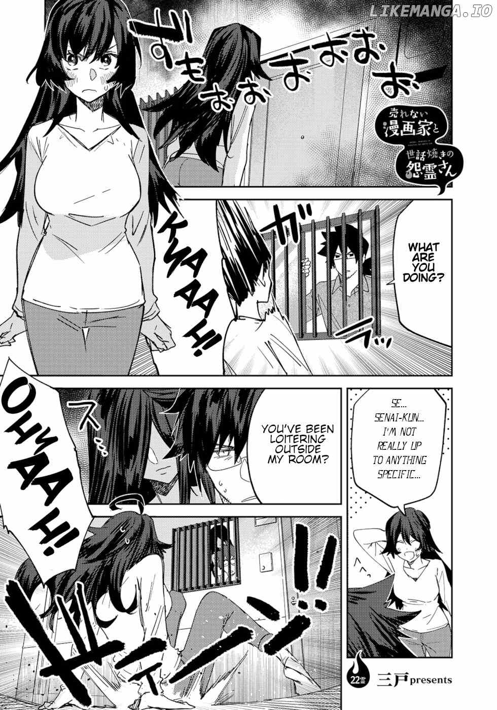 The Unpopular Mangaka And The Helpful Onryo-San chapter 22 - page 1