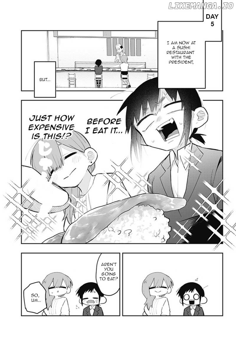 100-nichi Go ni ××× suru Onna Shachou to Shinyuu Shain chapter 3 - page 5